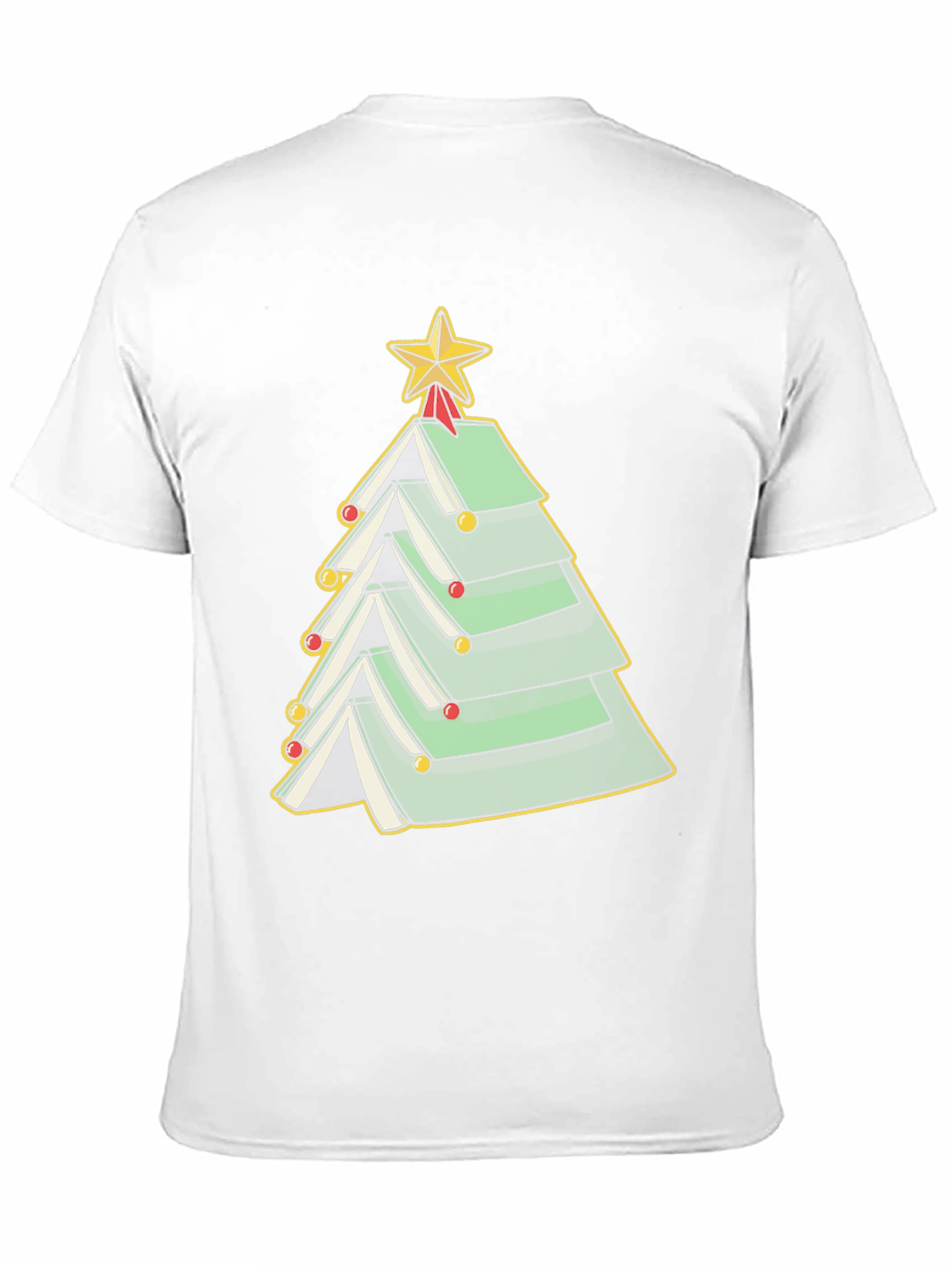 Book Christmas Tree T-Shirt