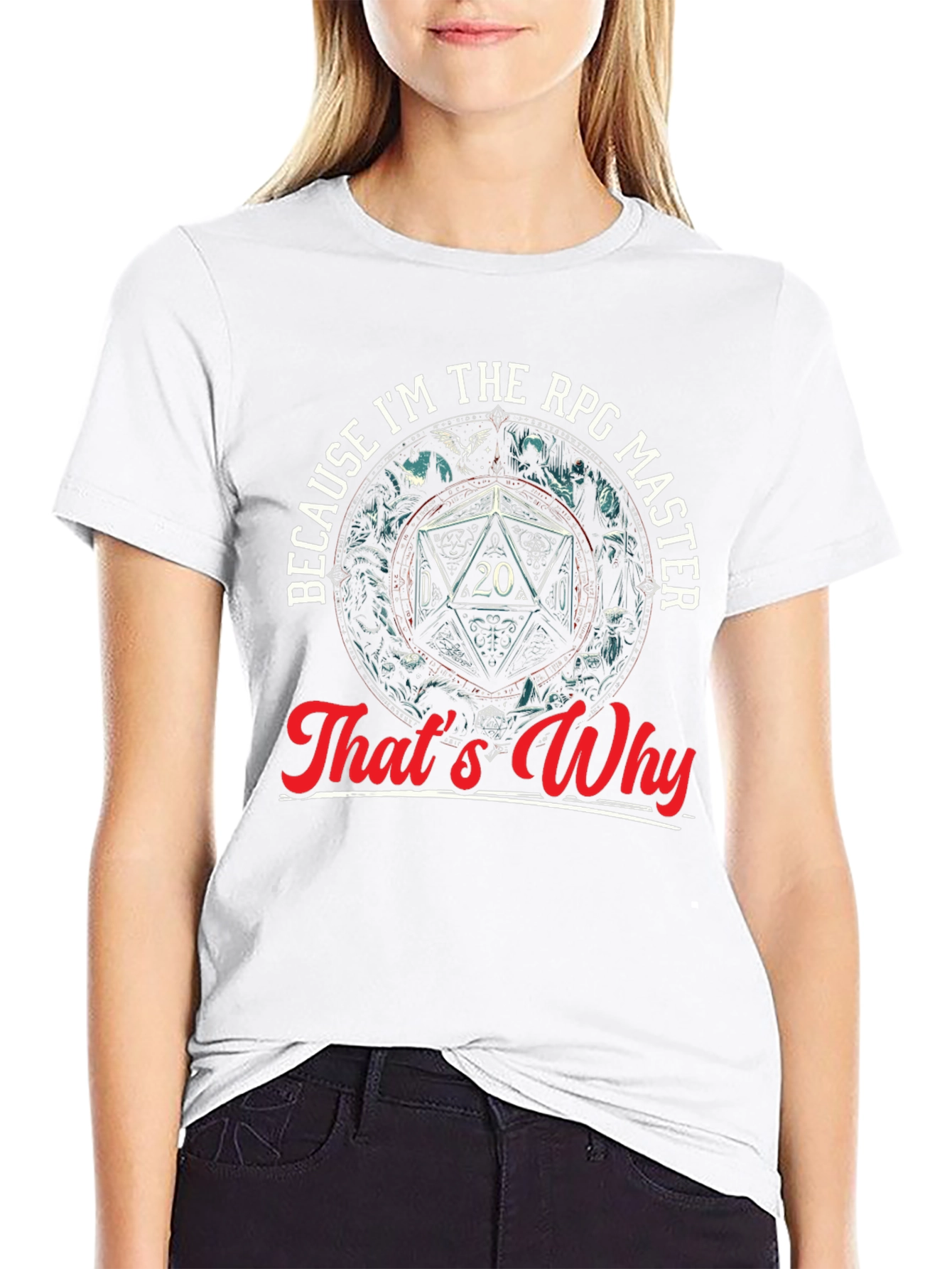 RPG Master T-Shirt - D20 Design