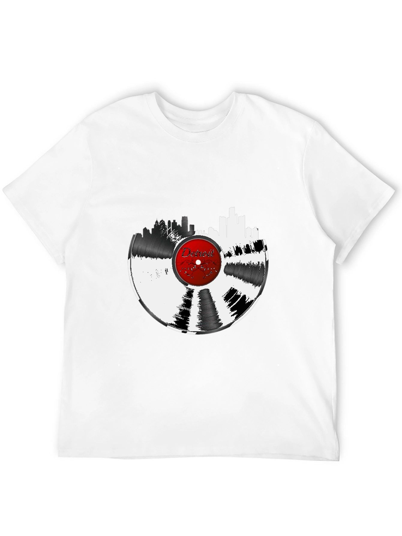 Detroit Vinyl Record Graphic Tee