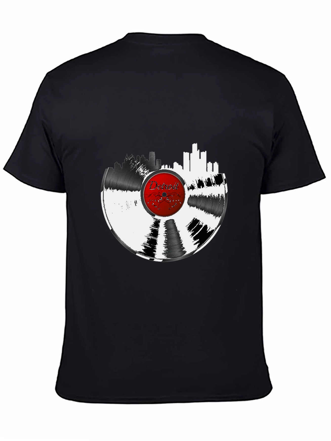 Detroit Vinyl Record Graphic Tee