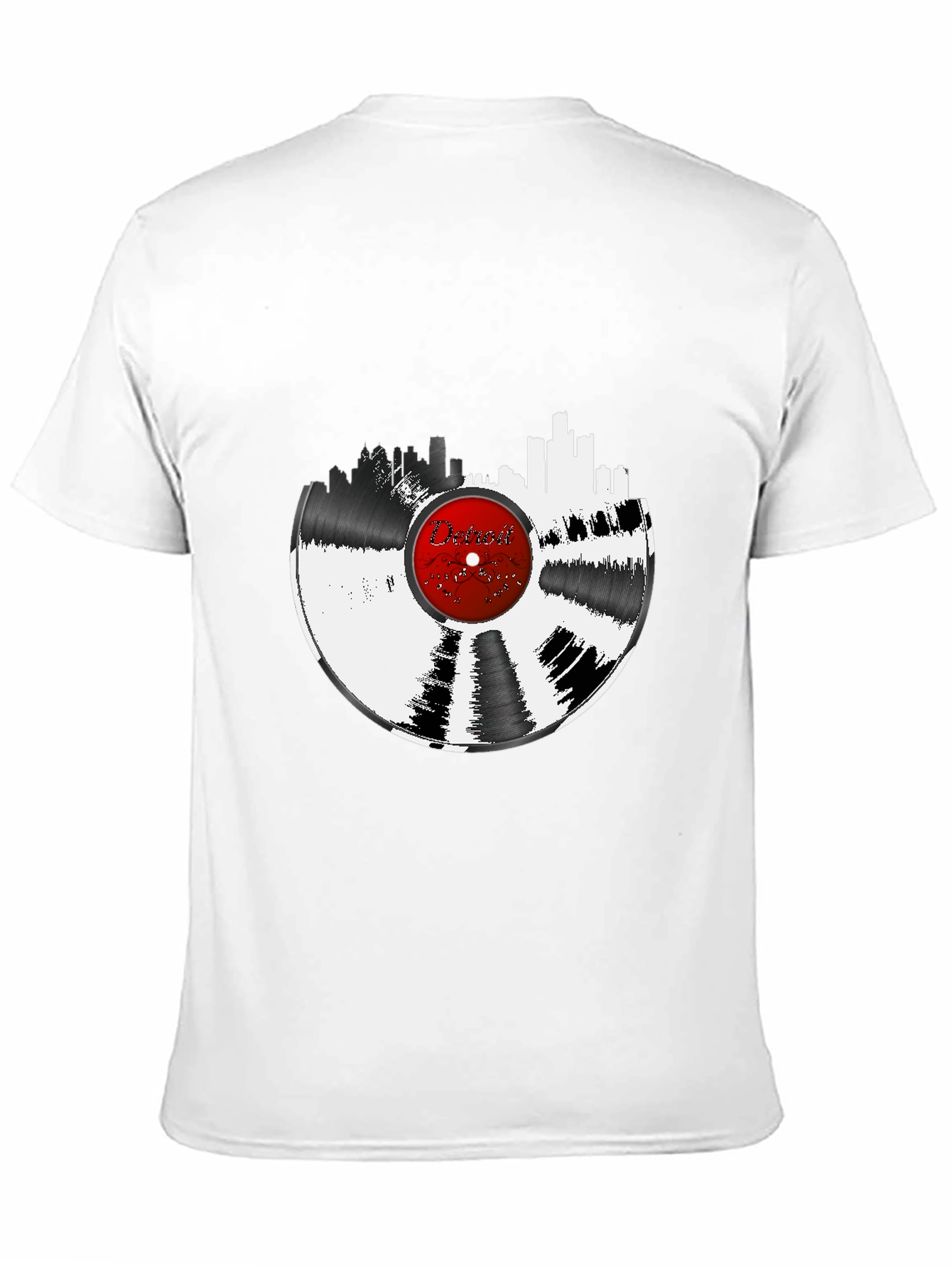 Detroit Vinyl Record Graphic Tee
