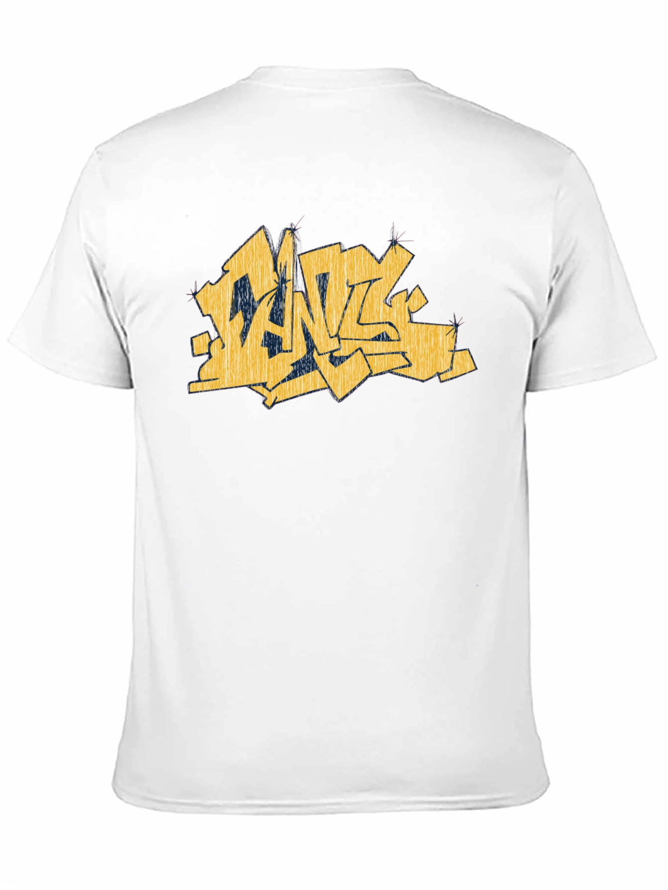 Urban Graffiti Graphic Black T-Shirt