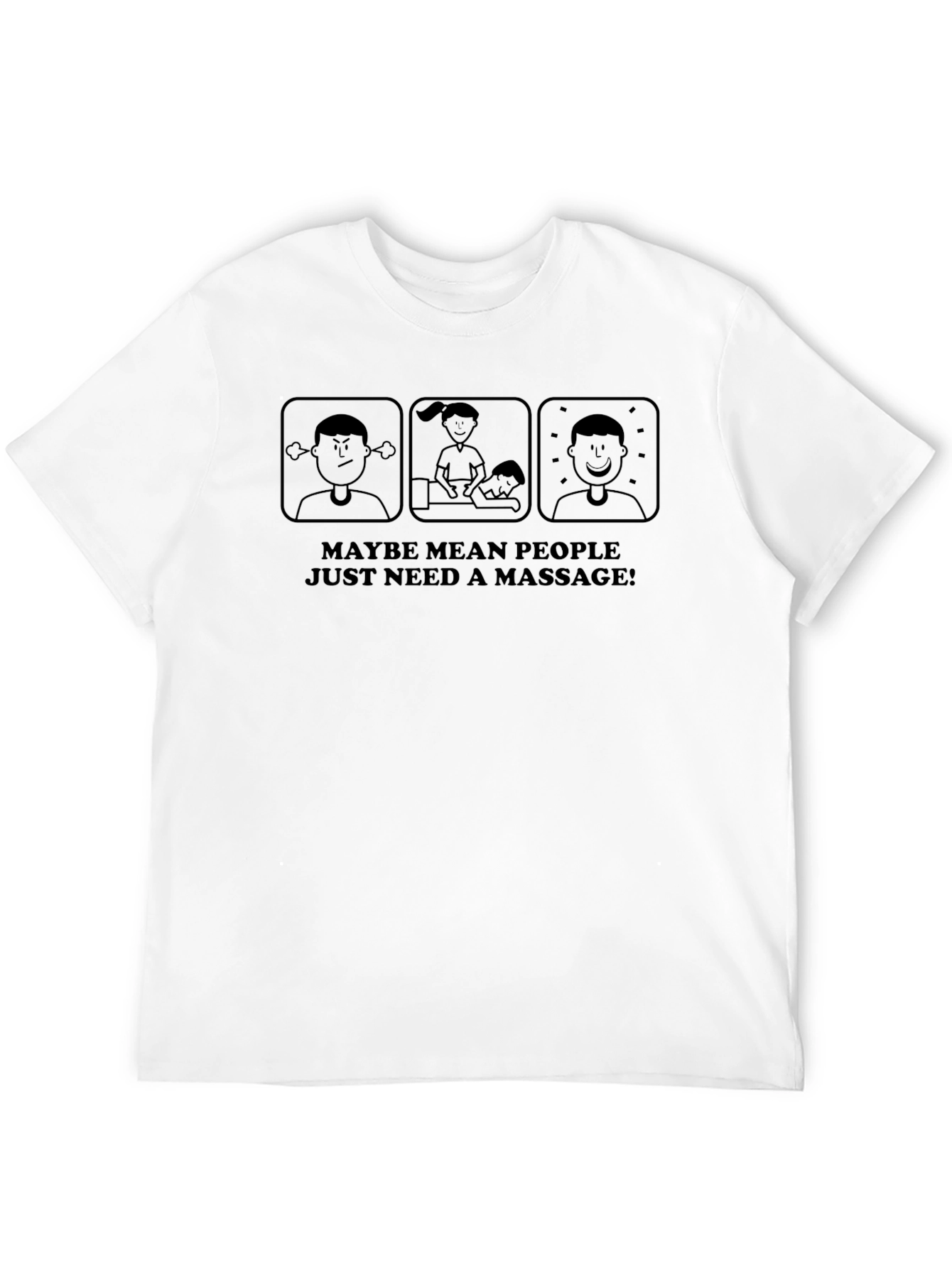 Massage Therapy T-Shirt - Mean People Need Massages