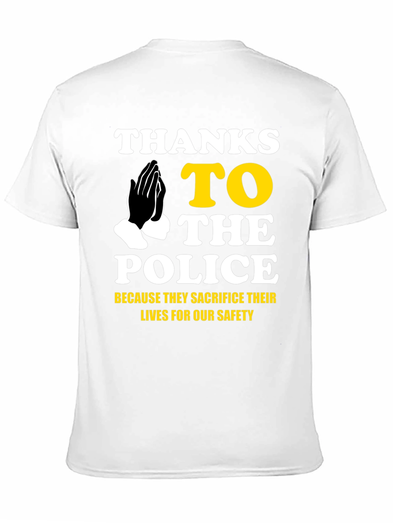 Thanks to the Police Graphic T-Shirt