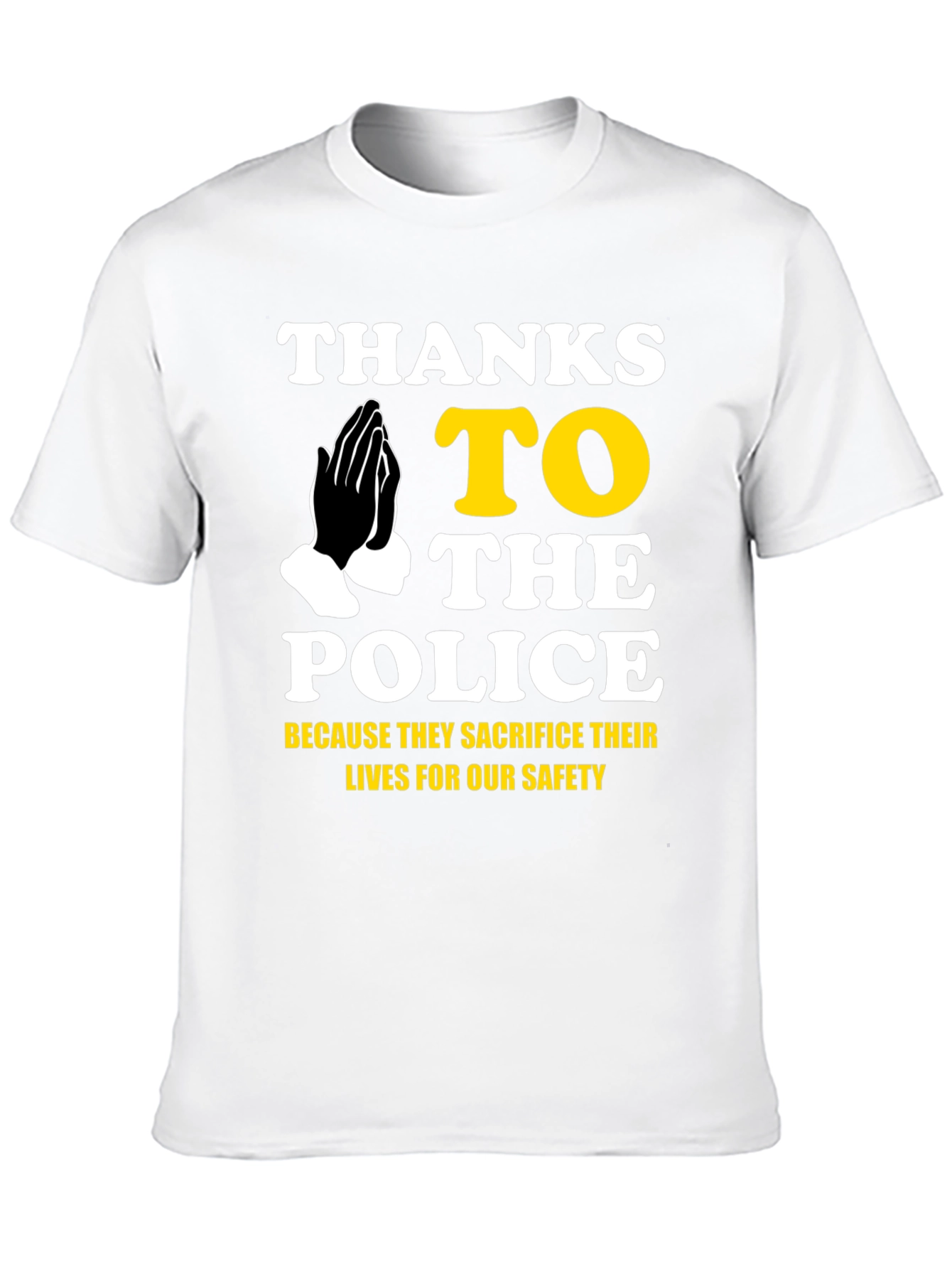 Thanks to the Police Graphic T-Shirt