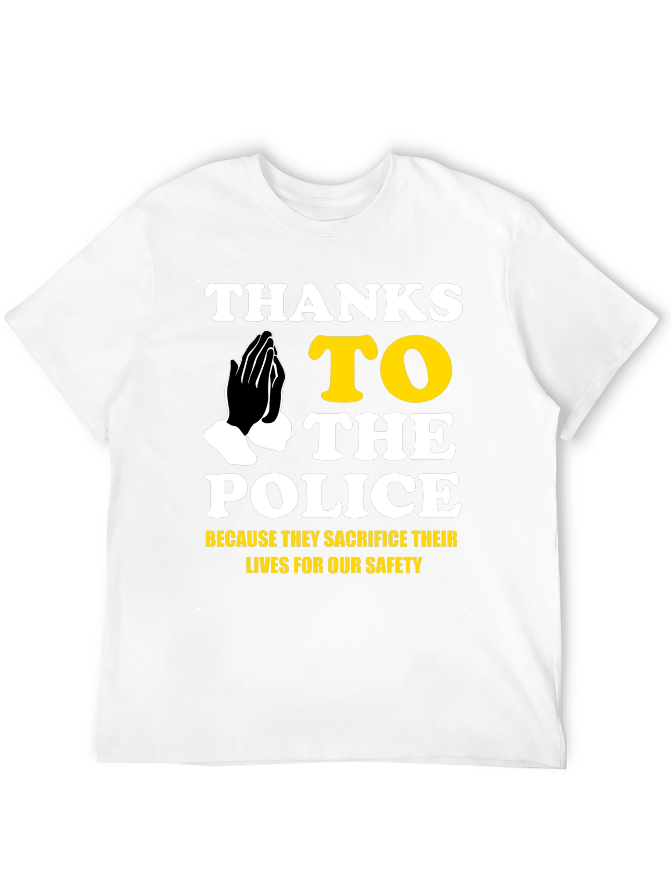 Thanks to the Police Graphic T-Shirt