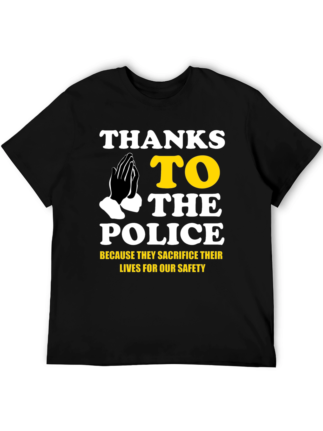 Thanks to the Police Graphic T-Shirt