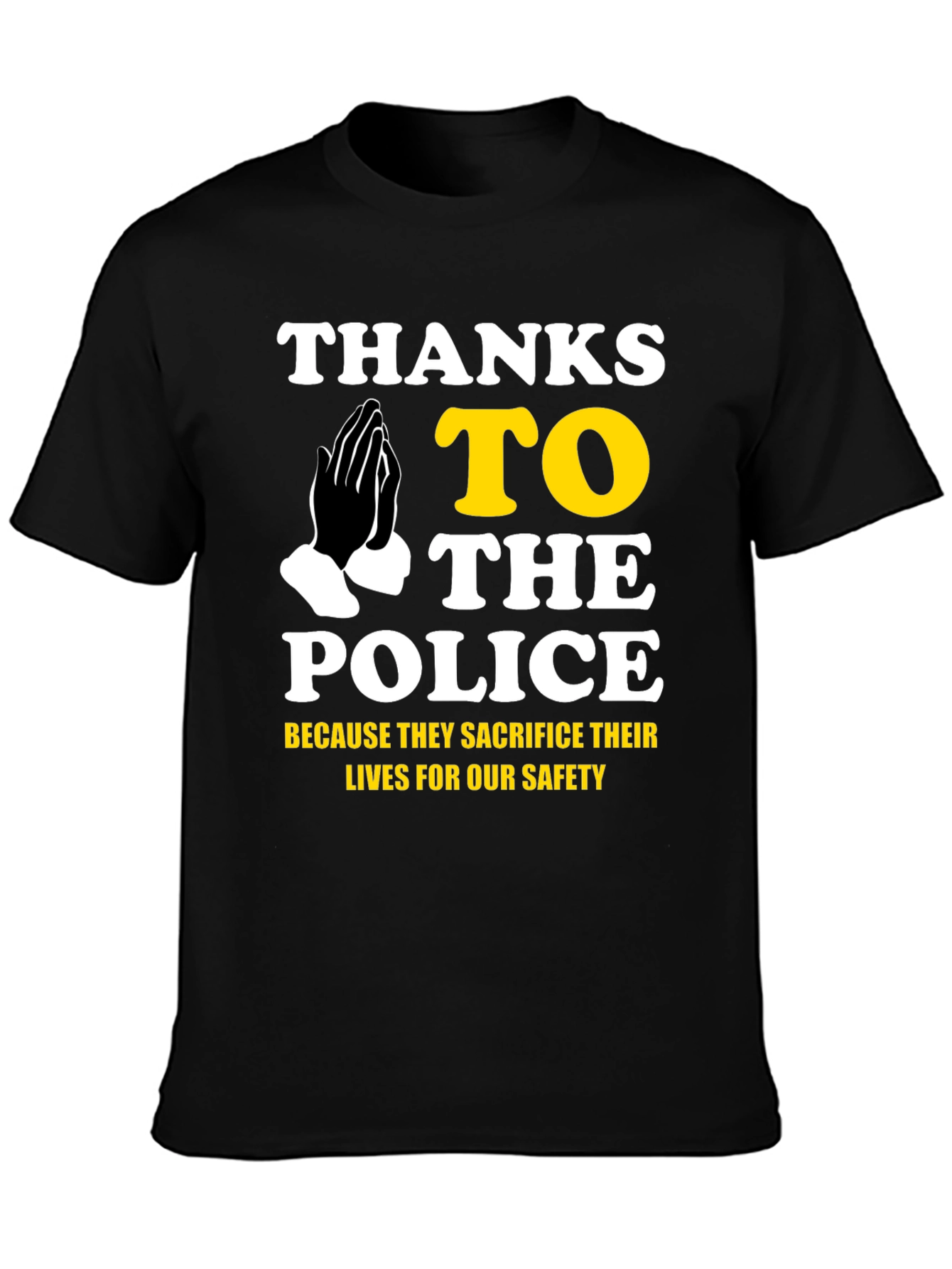 Thanks to the Police Graphic T-Shirt