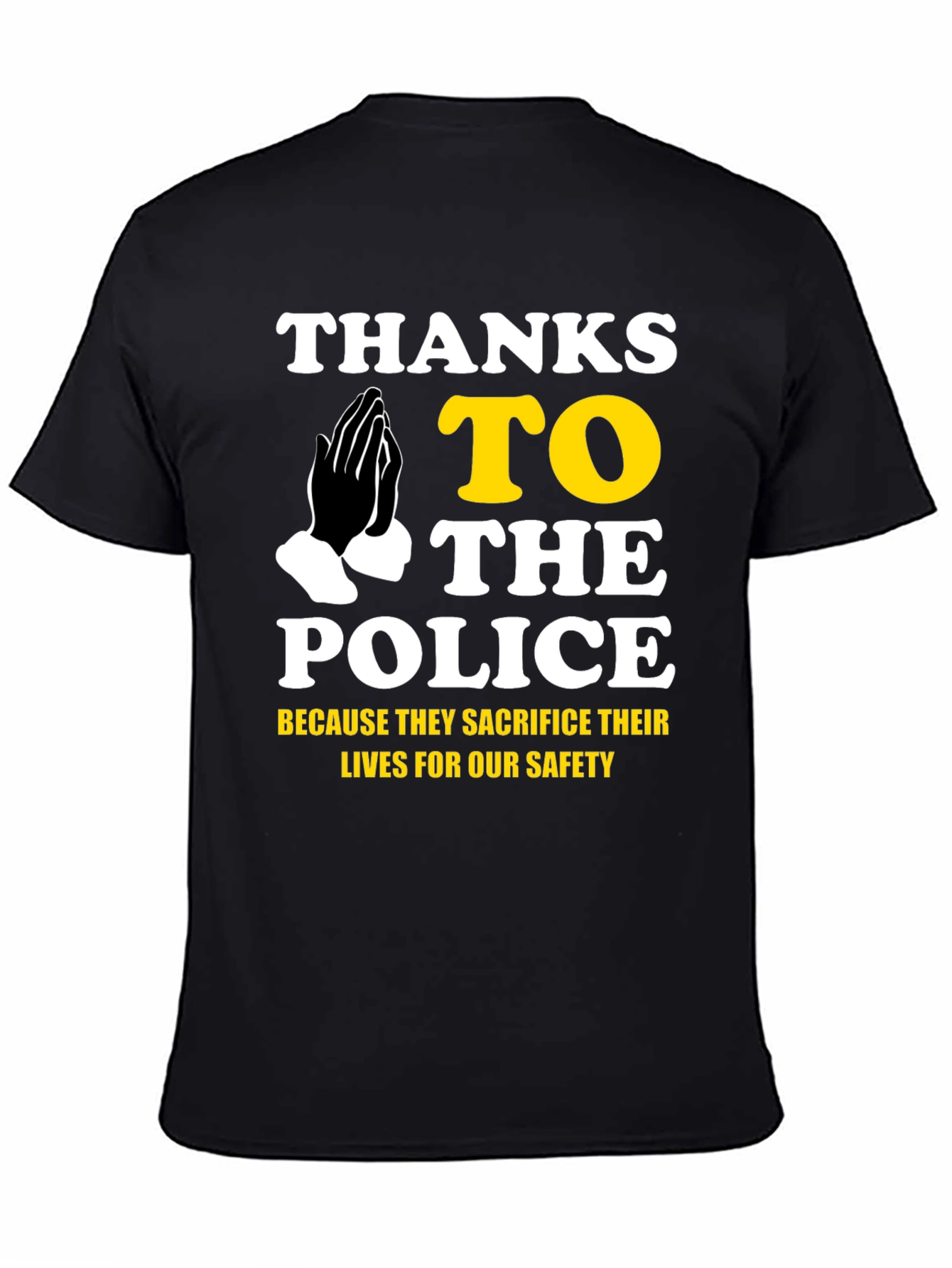 Thanks to the Police Graphic T-Shirt
