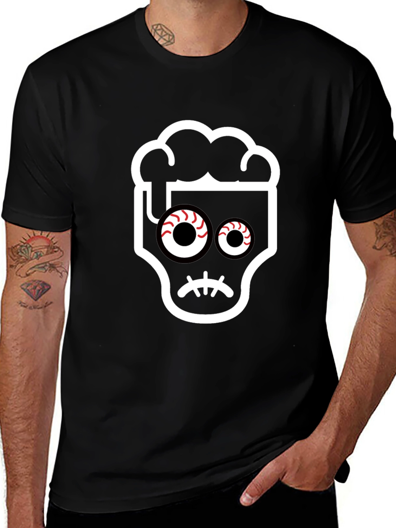Spooky Brew Skull T-Shirt - Halloween Edition