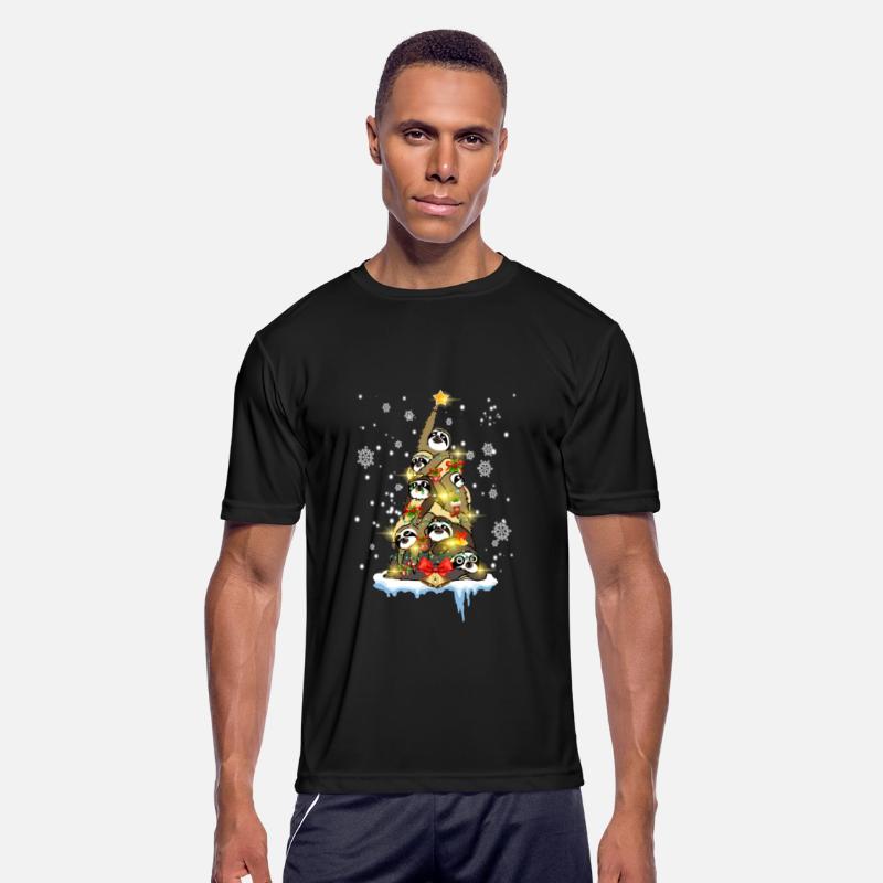 Christmas Sloth Pine Tree Funny Sloth Lovers