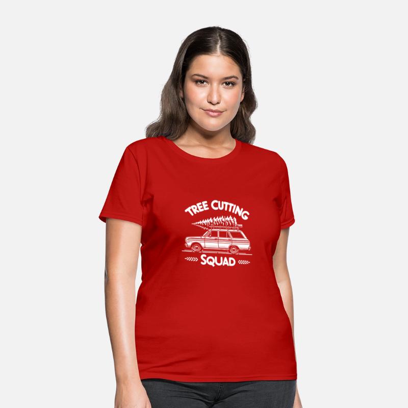 Christmas Tree Cutting Squad Retro
