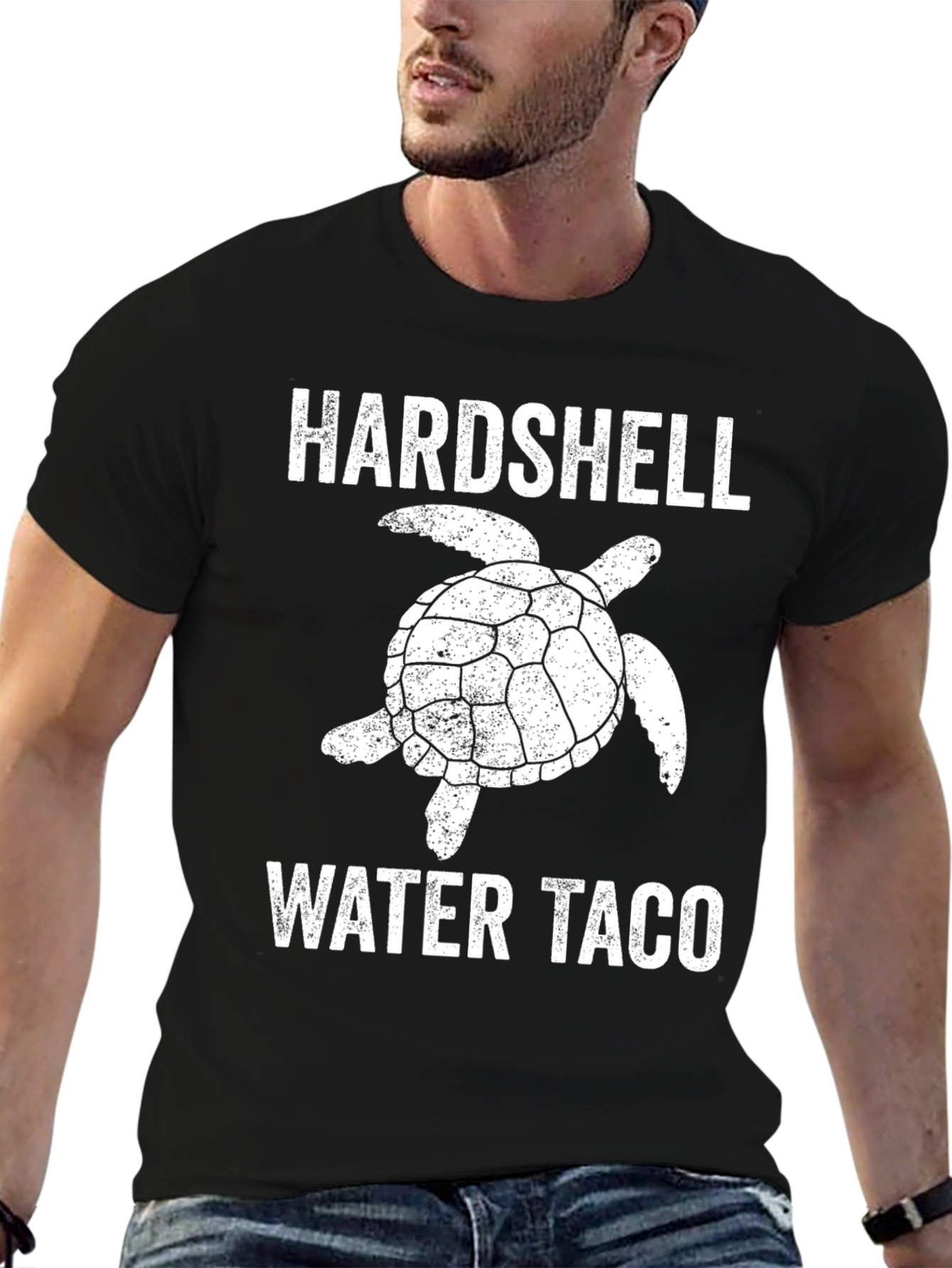 Hardshell Water Taco Turtle Graphic T-Shirt