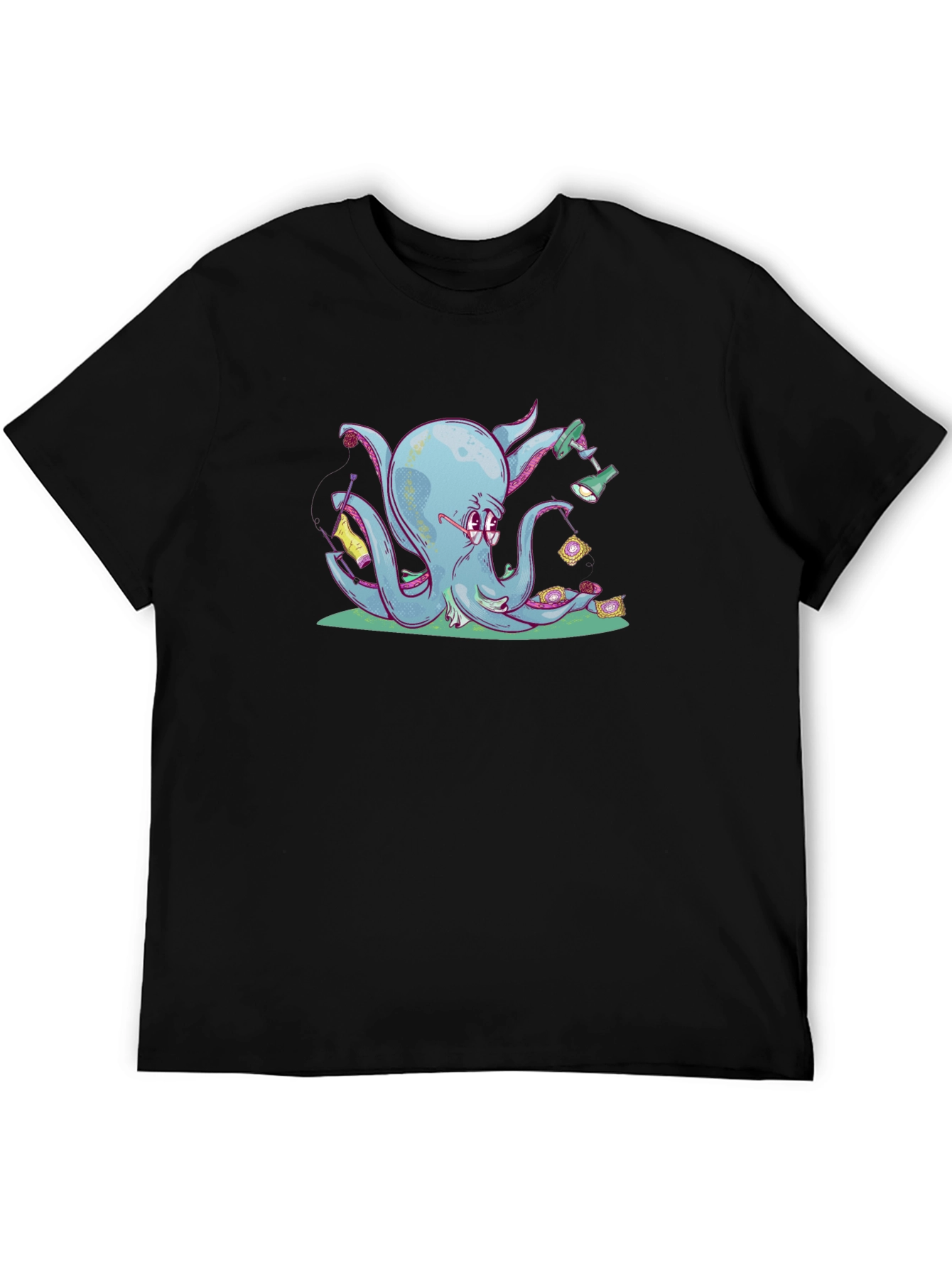 Knitting Octopus Graphic Tee