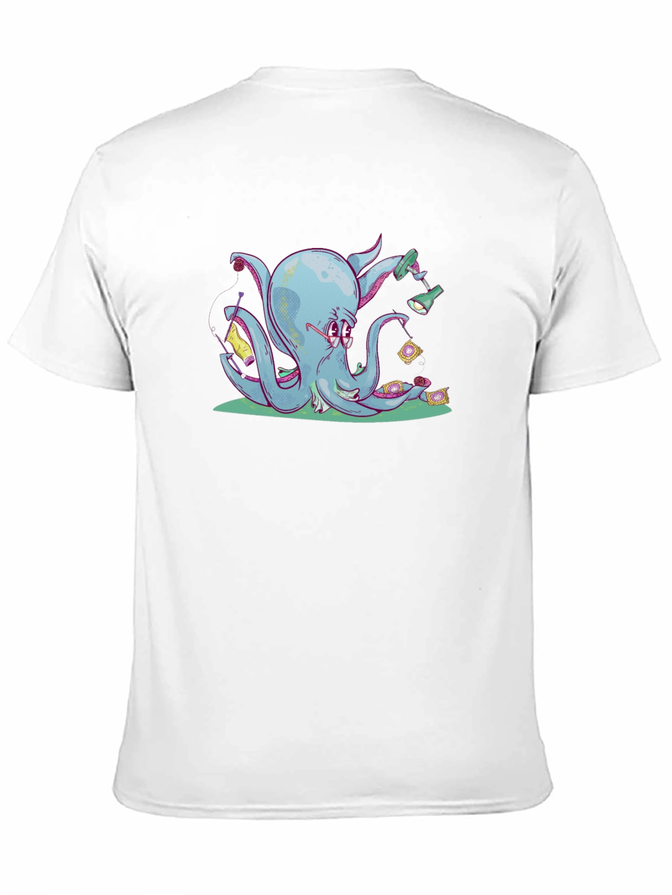 Knitting Octopus Graphic Tee