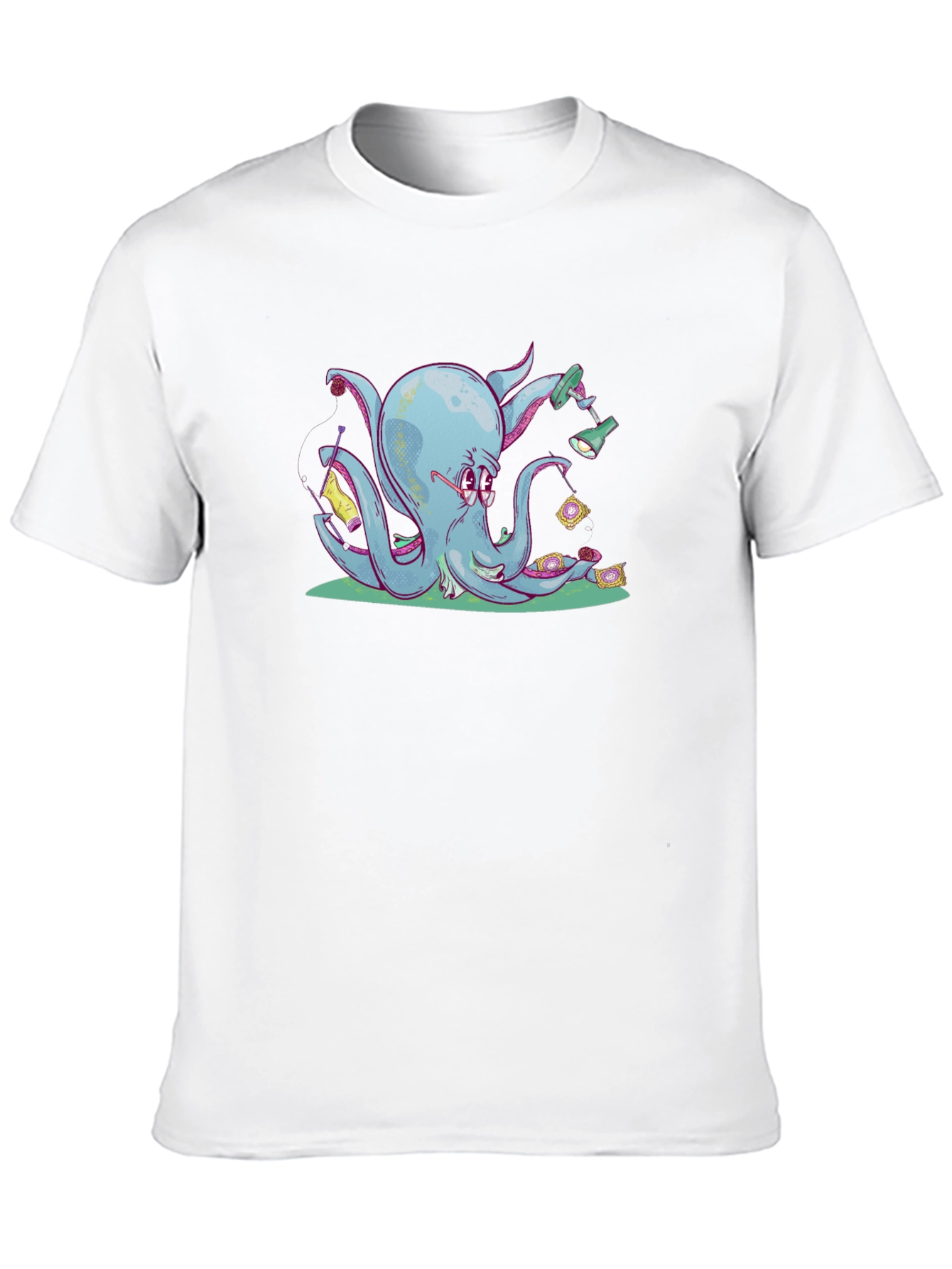 Knitting Octopus Graphic Tee
