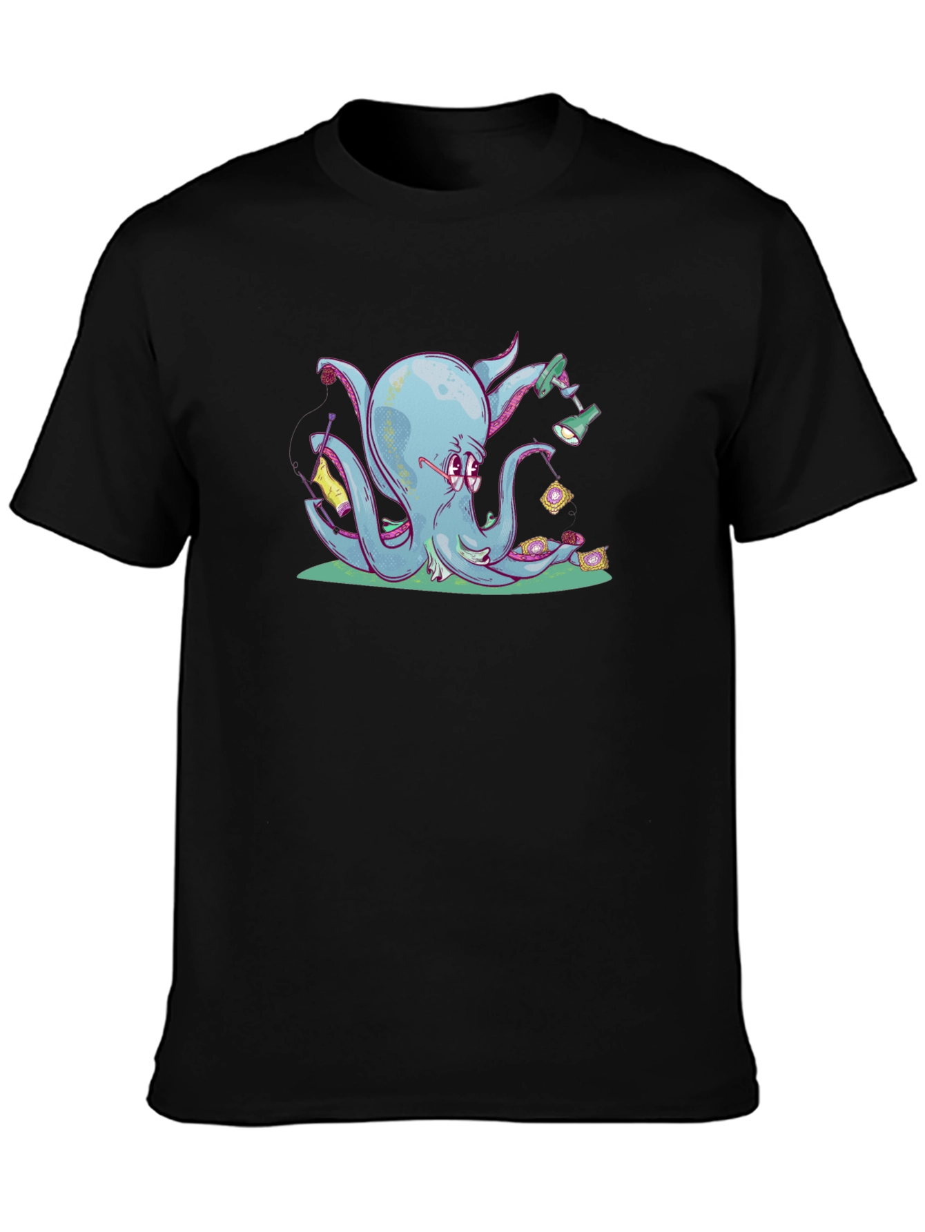 Knitting Octopus Graphic Tee