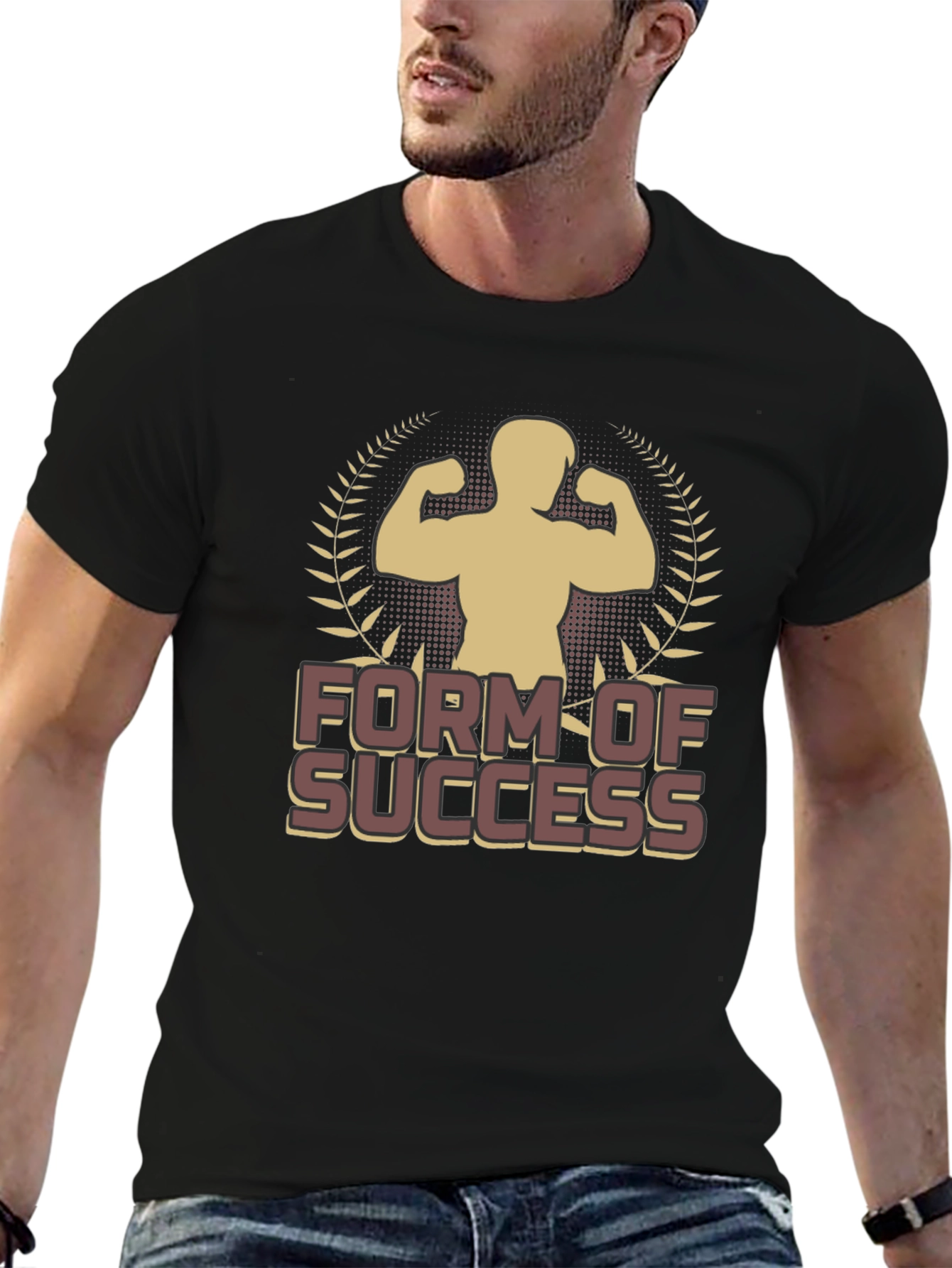 Form of Success Black Graphic Tee