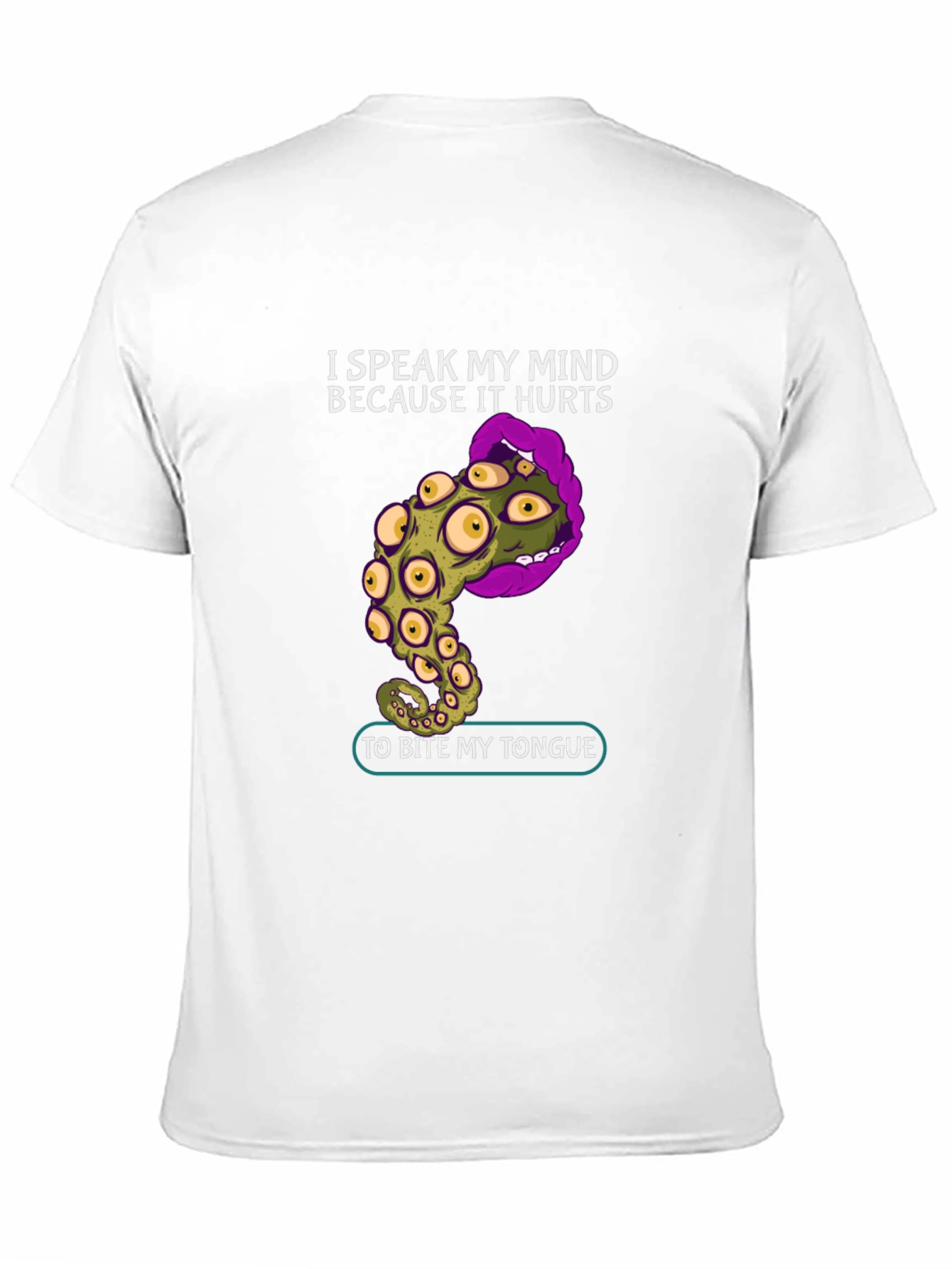 Speak My Mind Graphic Tee - Unique Tentacle Tongue