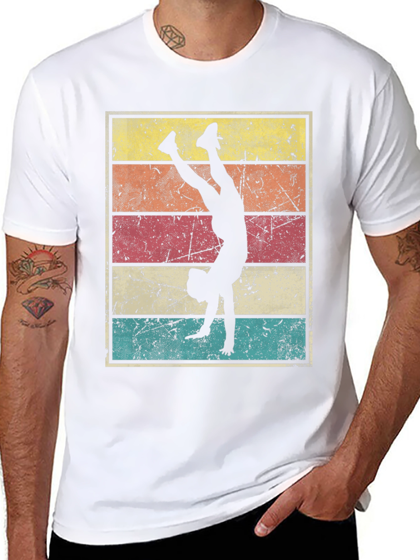Retro Gymnastics Silhouette T-Shirt