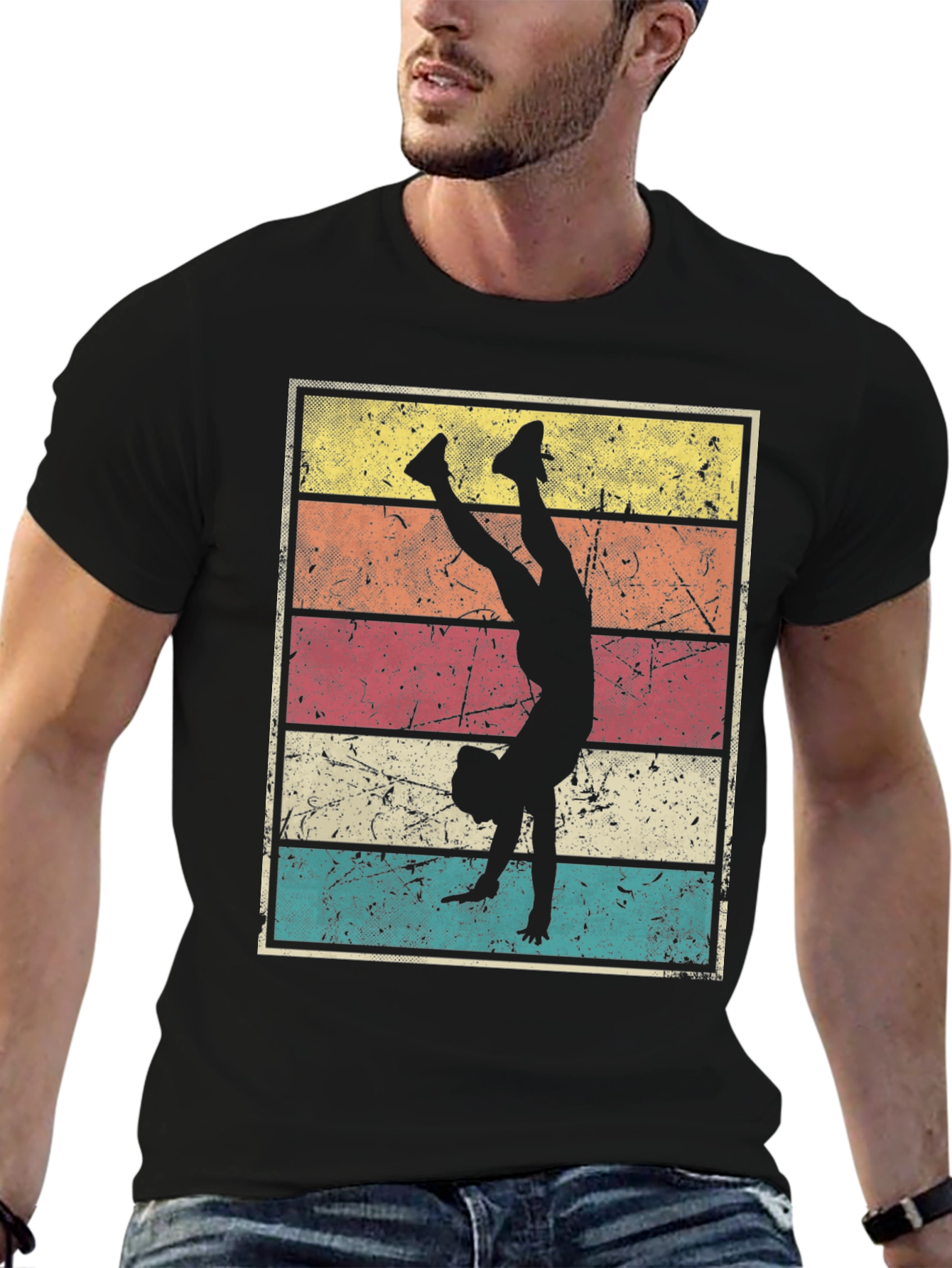 Retro Gymnastics Silhouette T-Shirt