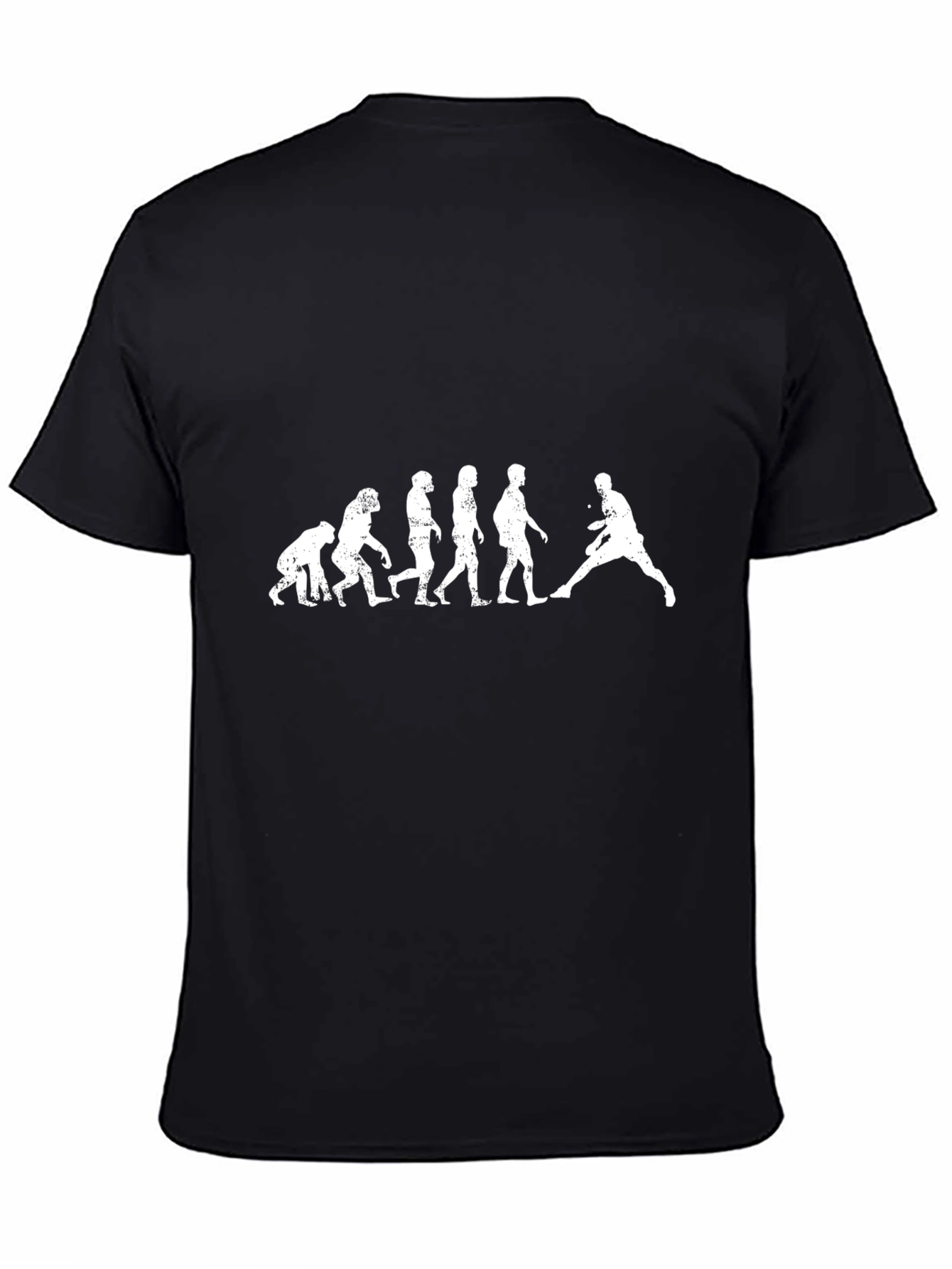 Evolution of Disc Golf Black T-Shirt