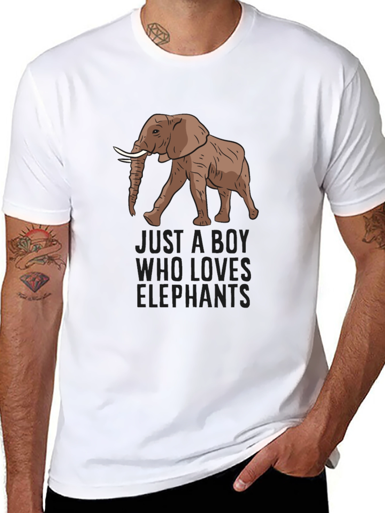 Elephant Lover Graphic T-Shirt