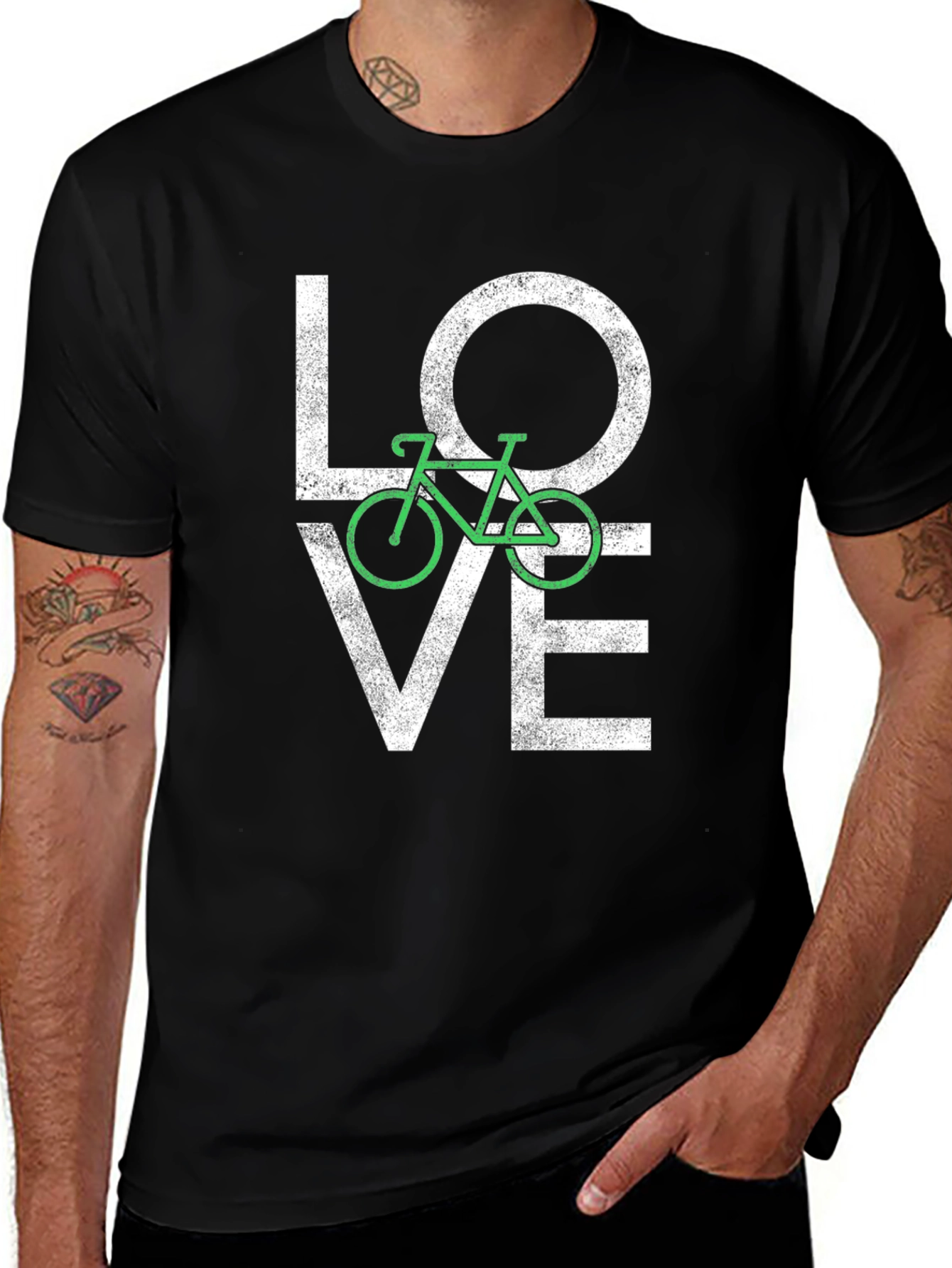 Love Bicycle T-Shirt - Cycling Graphic Tee