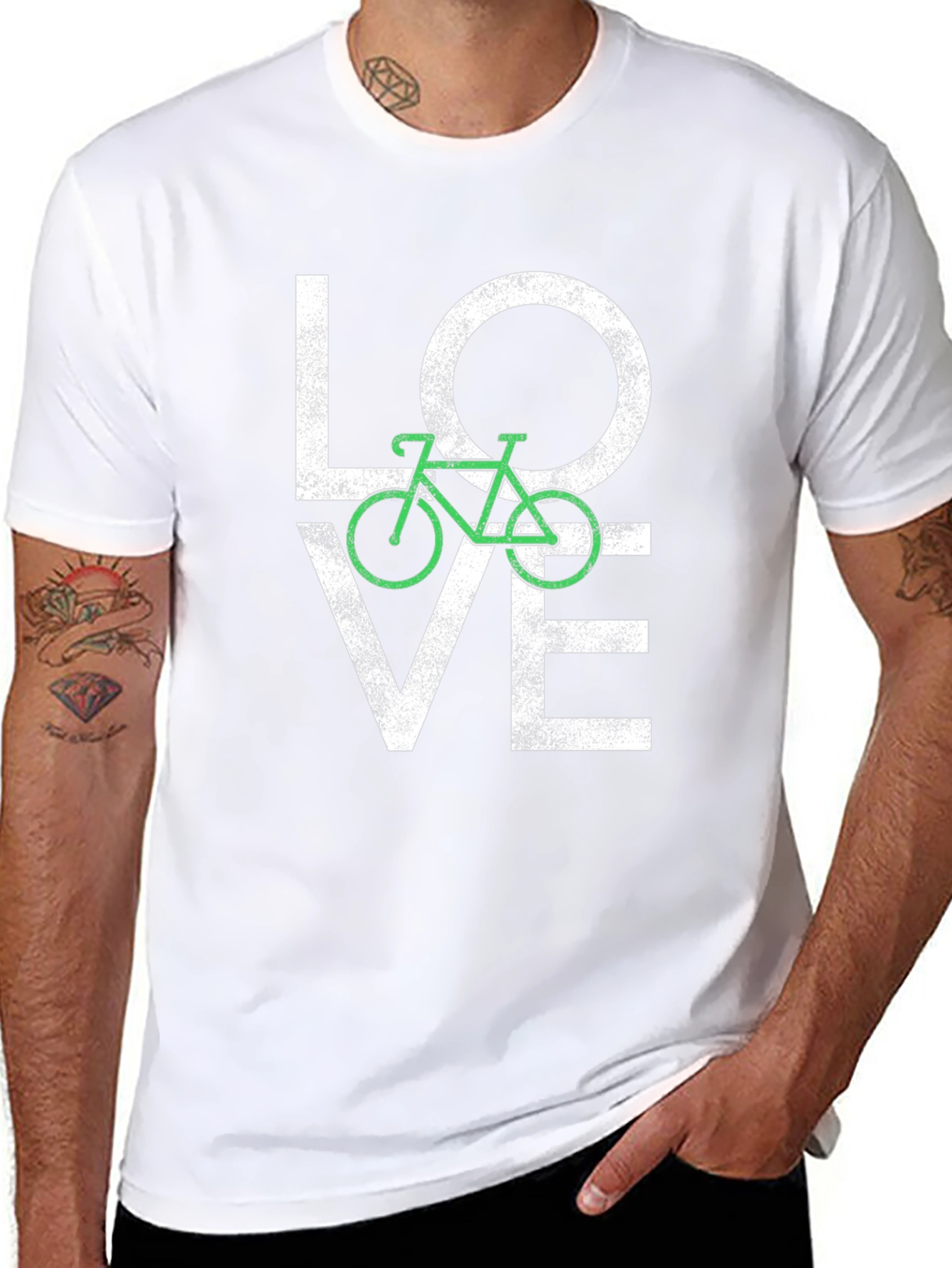 Love Bicycle T-Shirt - Cycling Graphic Tee