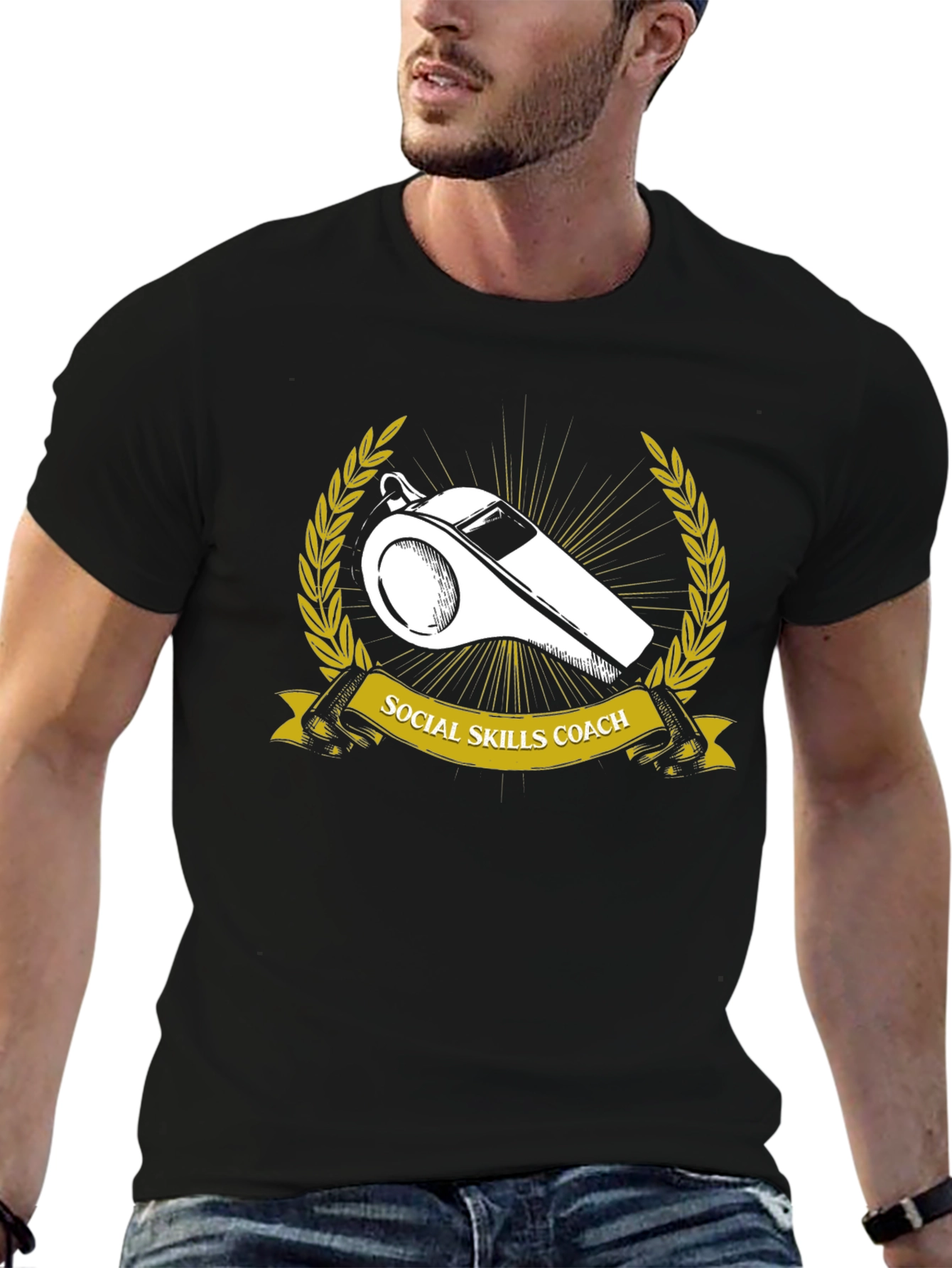 Social Skills Coach T-Shirt - Whistle Graphic Tee