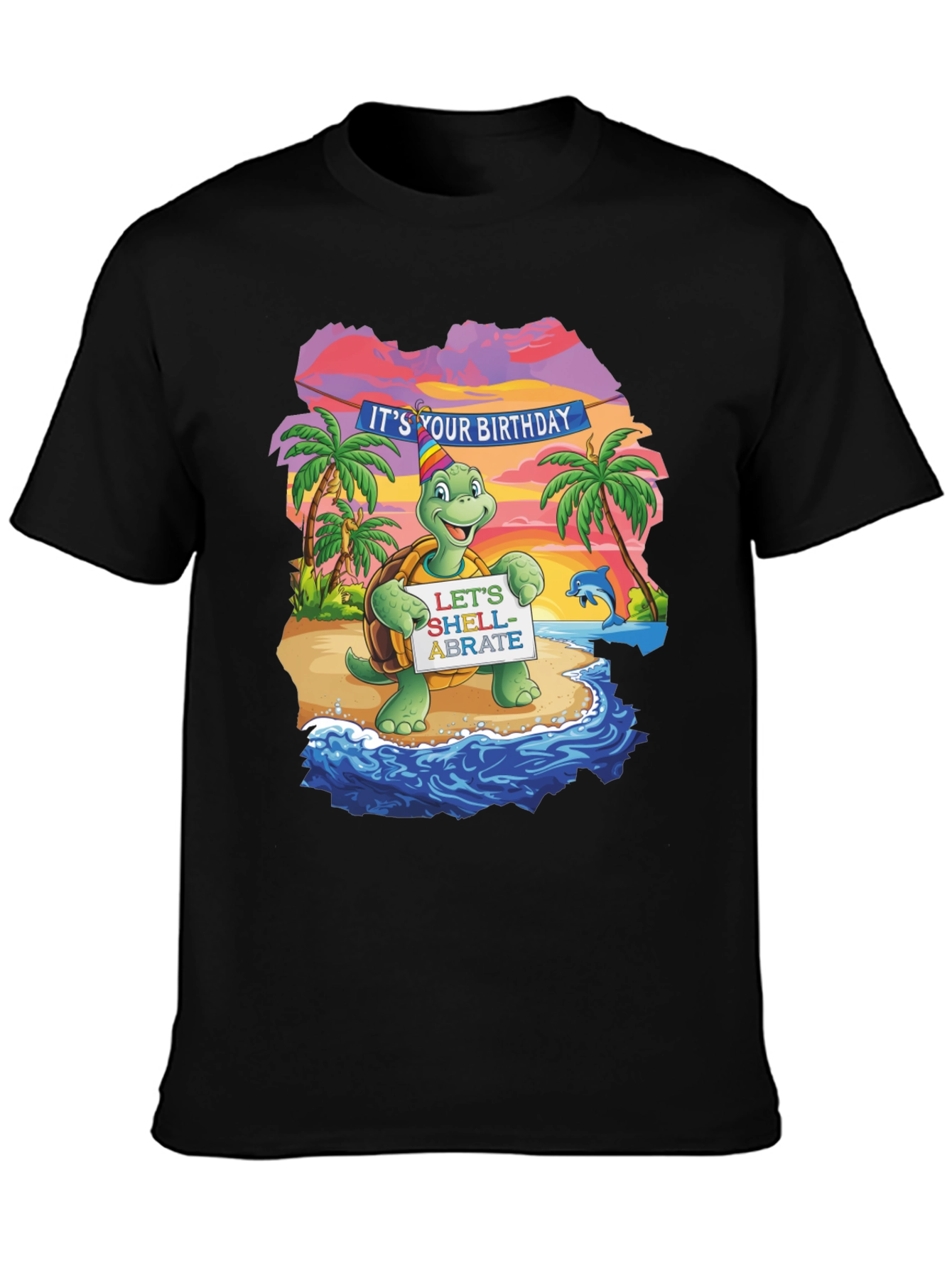 Birthday Turtle Tee - Lets Shell-abrate!