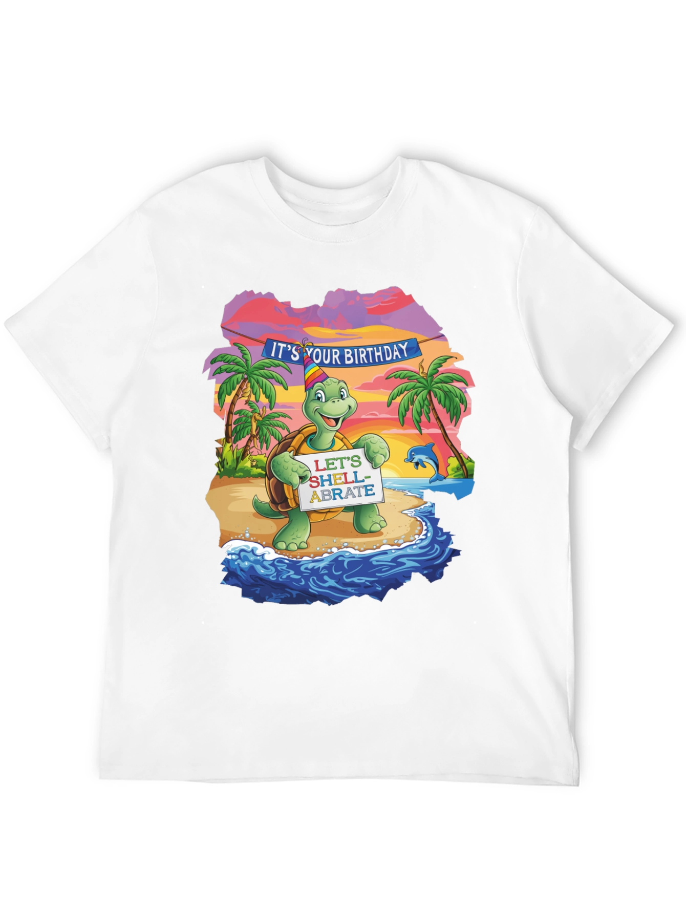 Birthday Turtle Tee - Lets Shell-abrate!