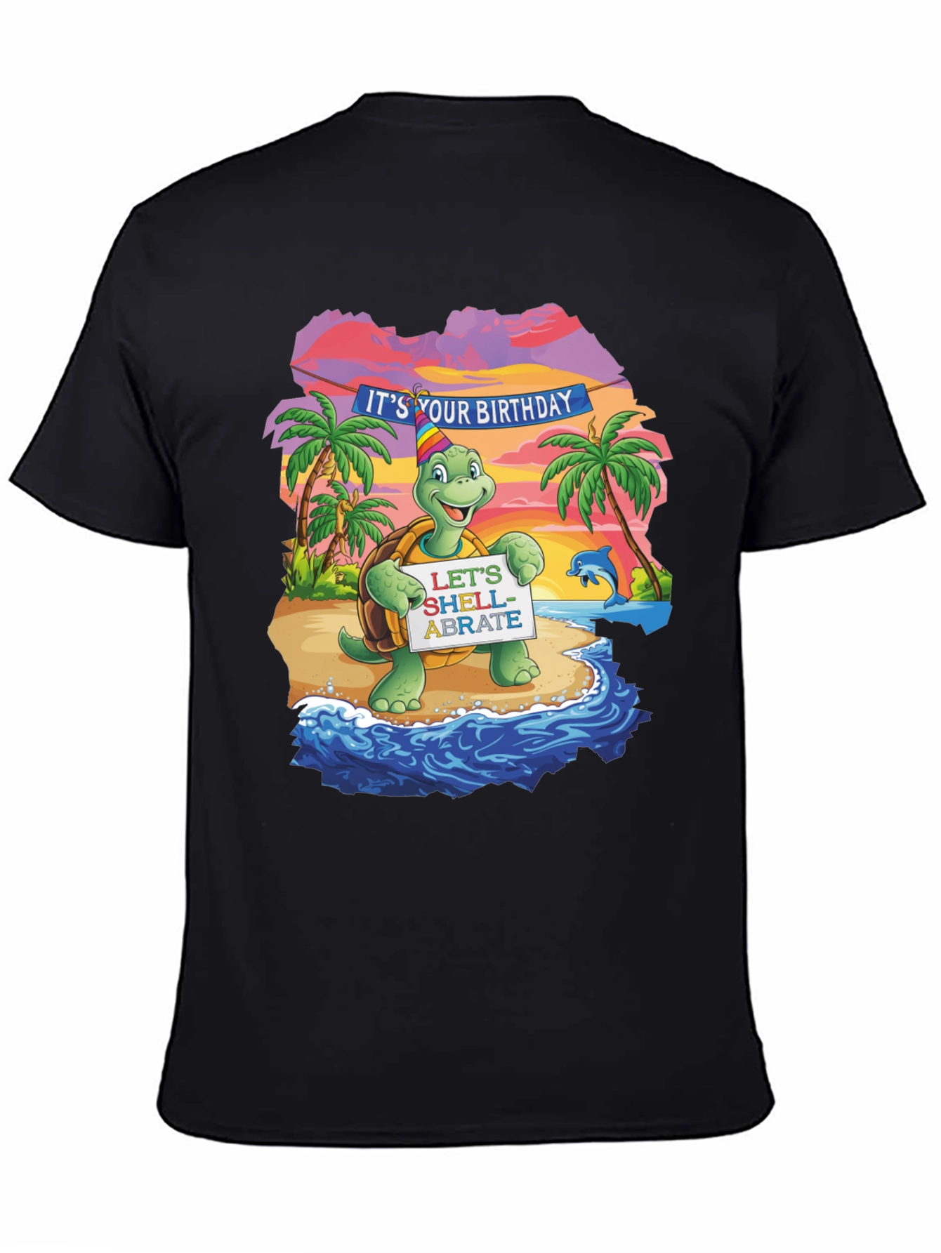 Birthday Turtle Tee - Lets Shell-abrate!
