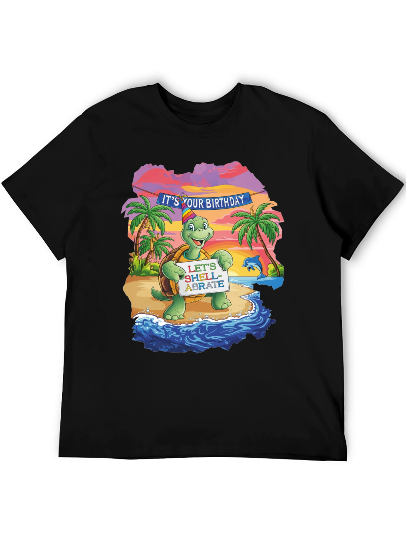 Birthday Turtle Tee - Lets Shell-abrate!