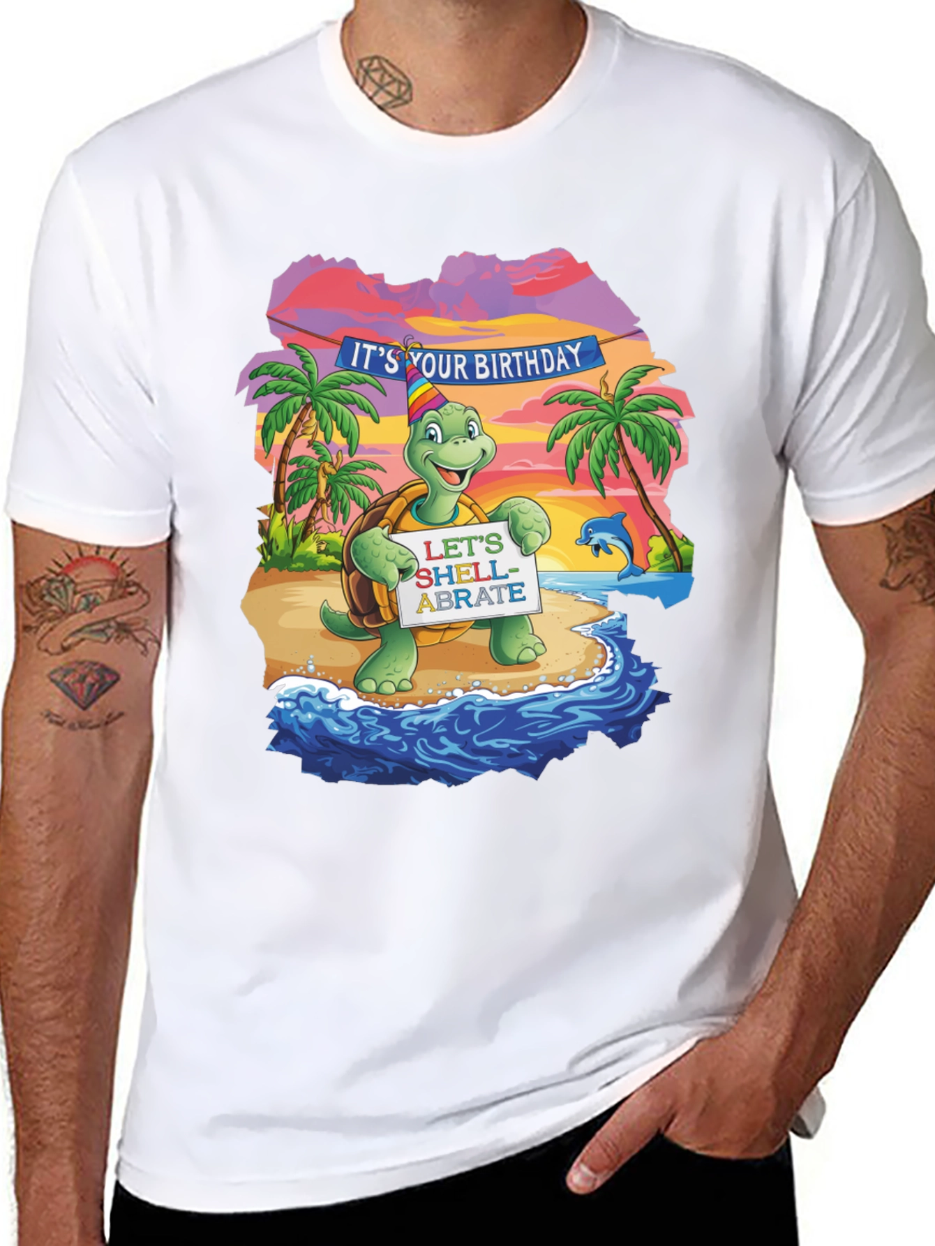 Birthday Turtle Tee - Lets Shell-abrate!