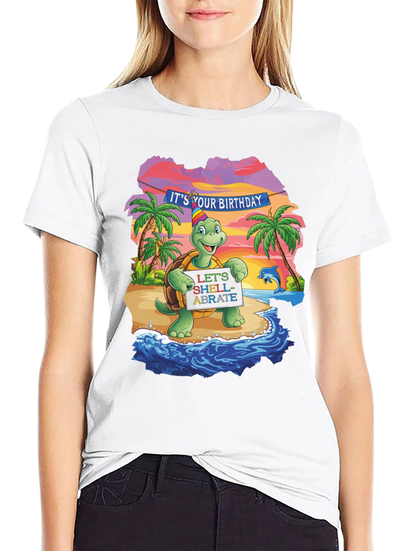 Birthday Turtle Tee - Lets Shell-abrate!