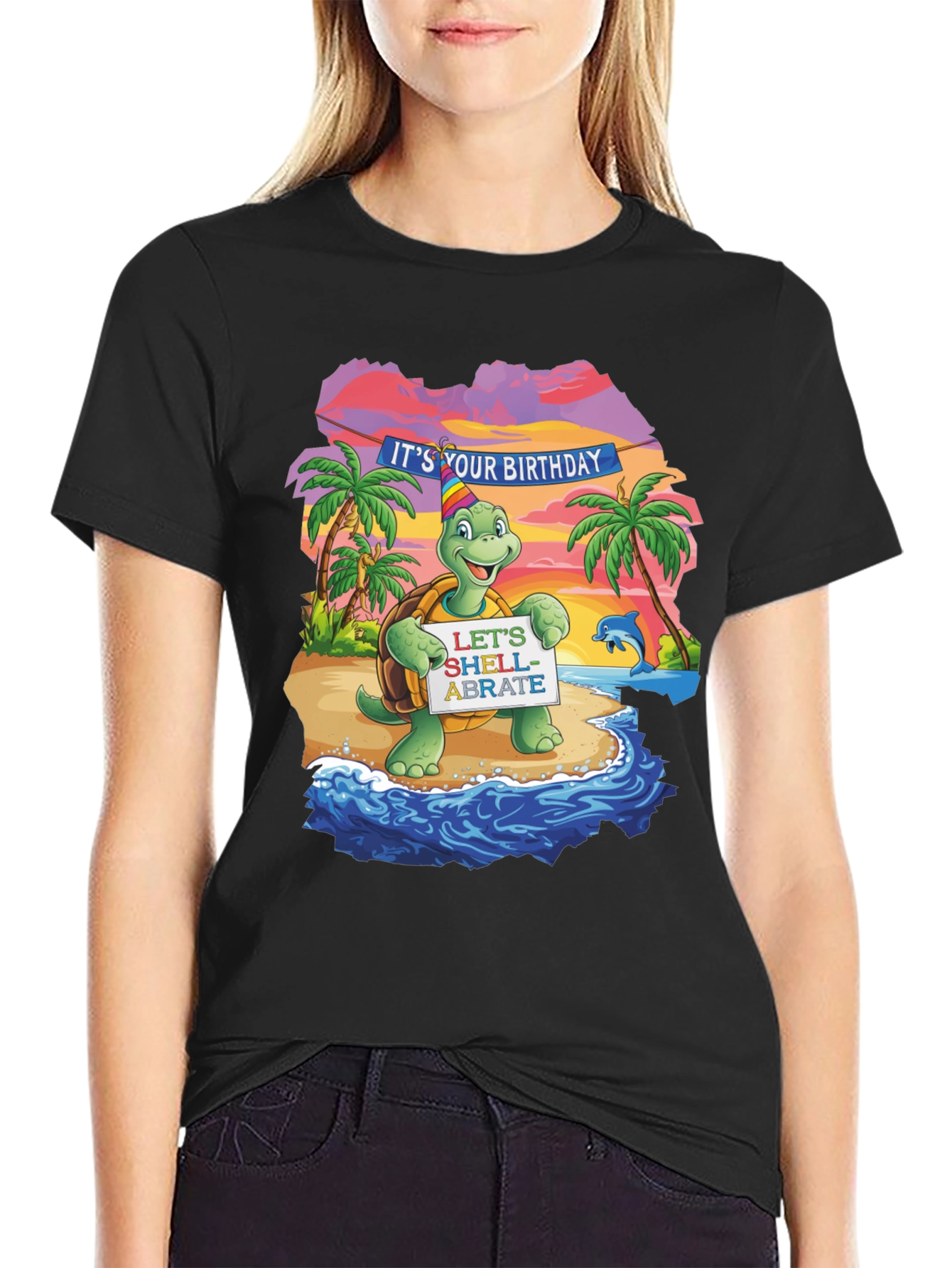 Birthday Turtle Tee - Lets Shell-abrate!