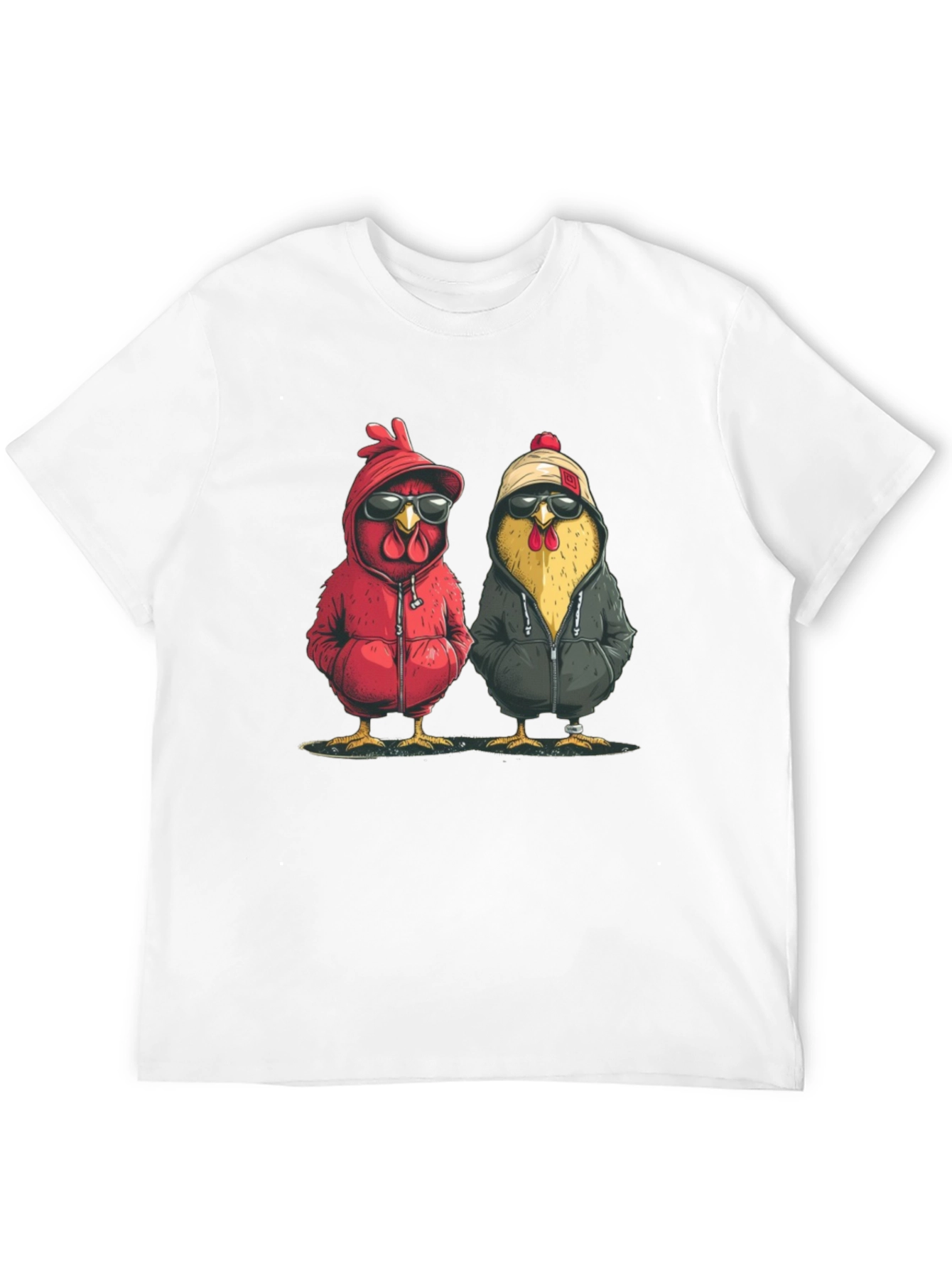 Cool Chicken Duo Black T-Shirt