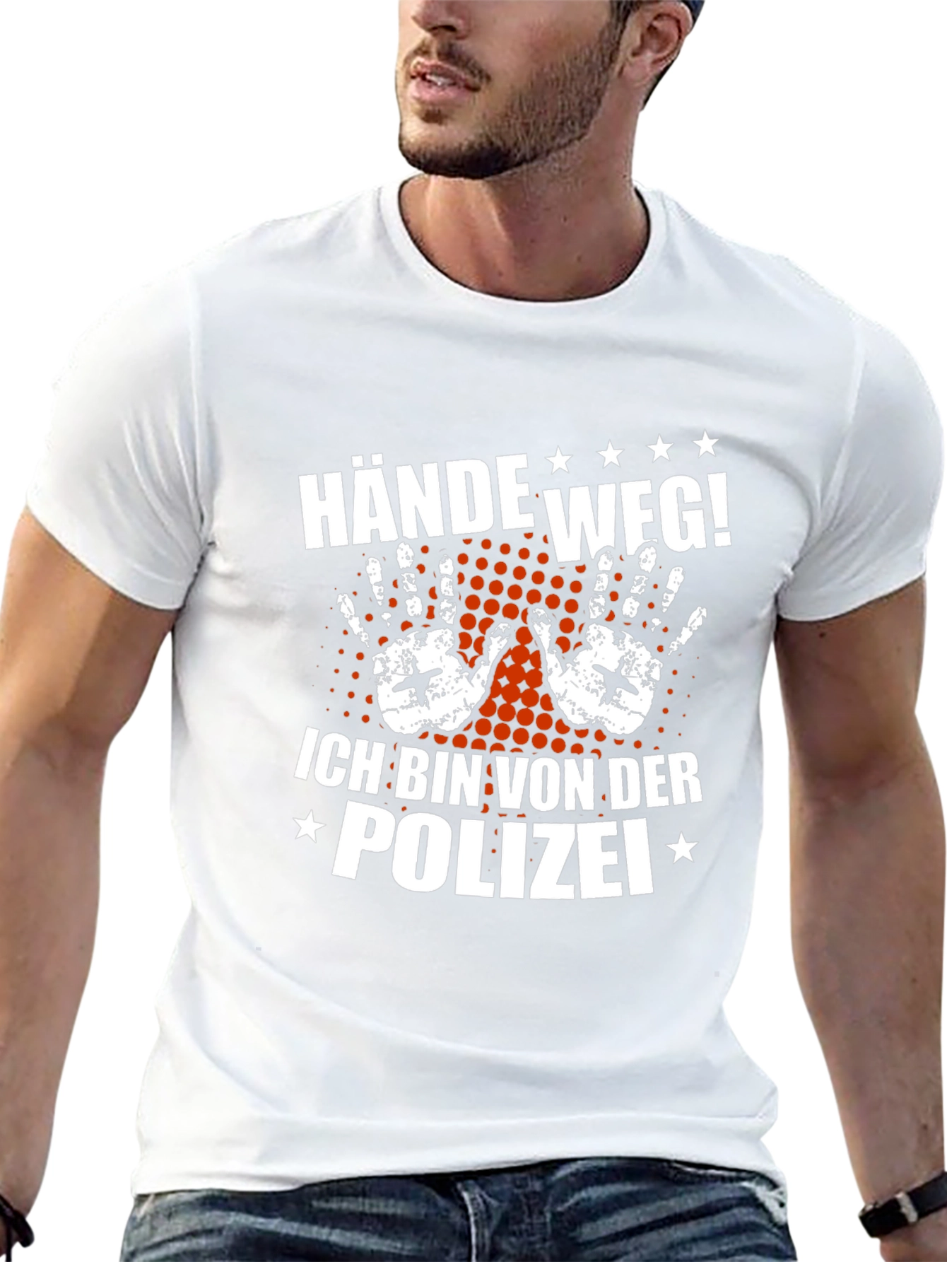 Hands Off! I am with the Police T-Shirt