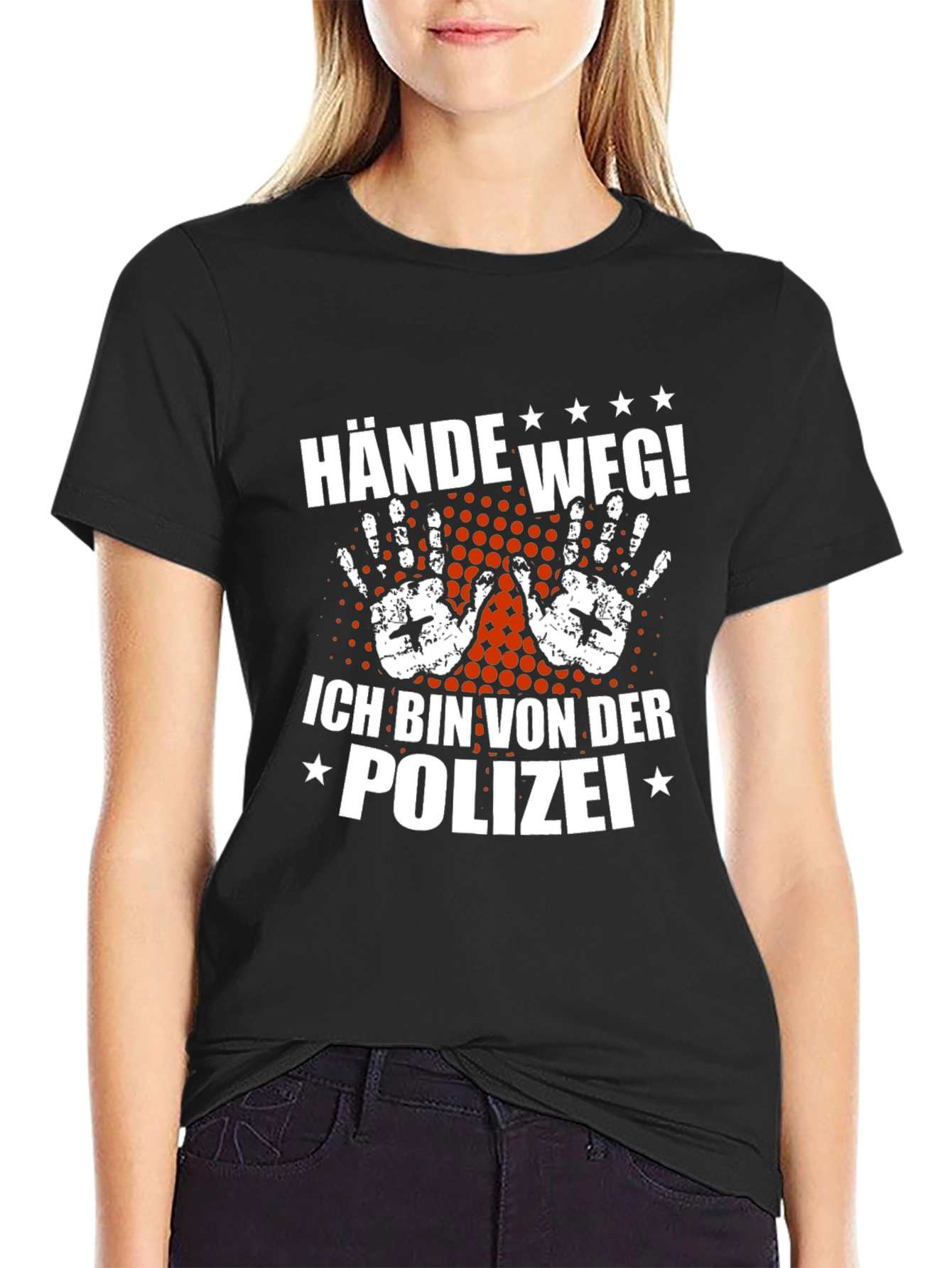 Hands Off! I am with the Police T-Shirt