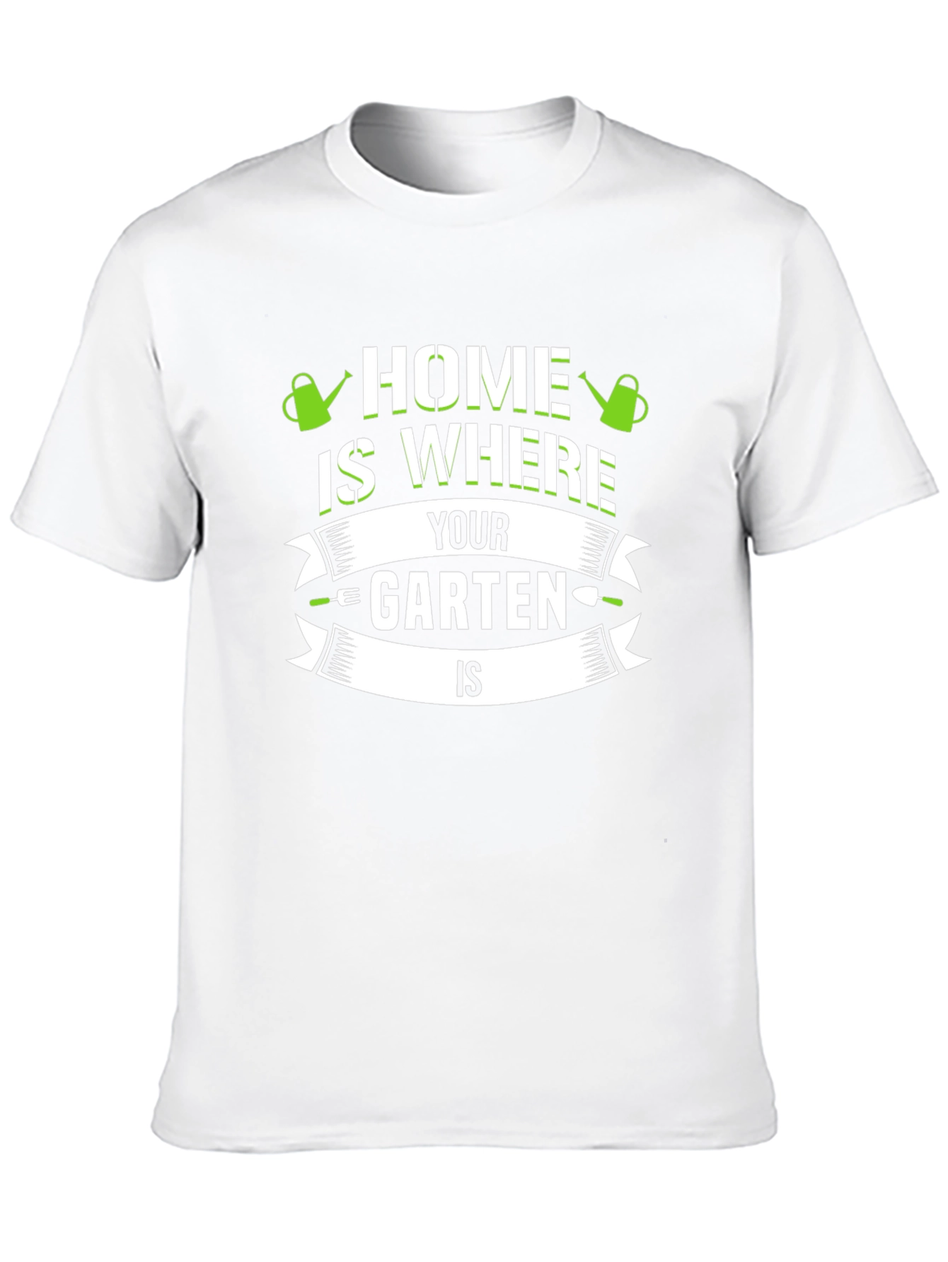 Home is Where Your Garten Is Black T-Shirt