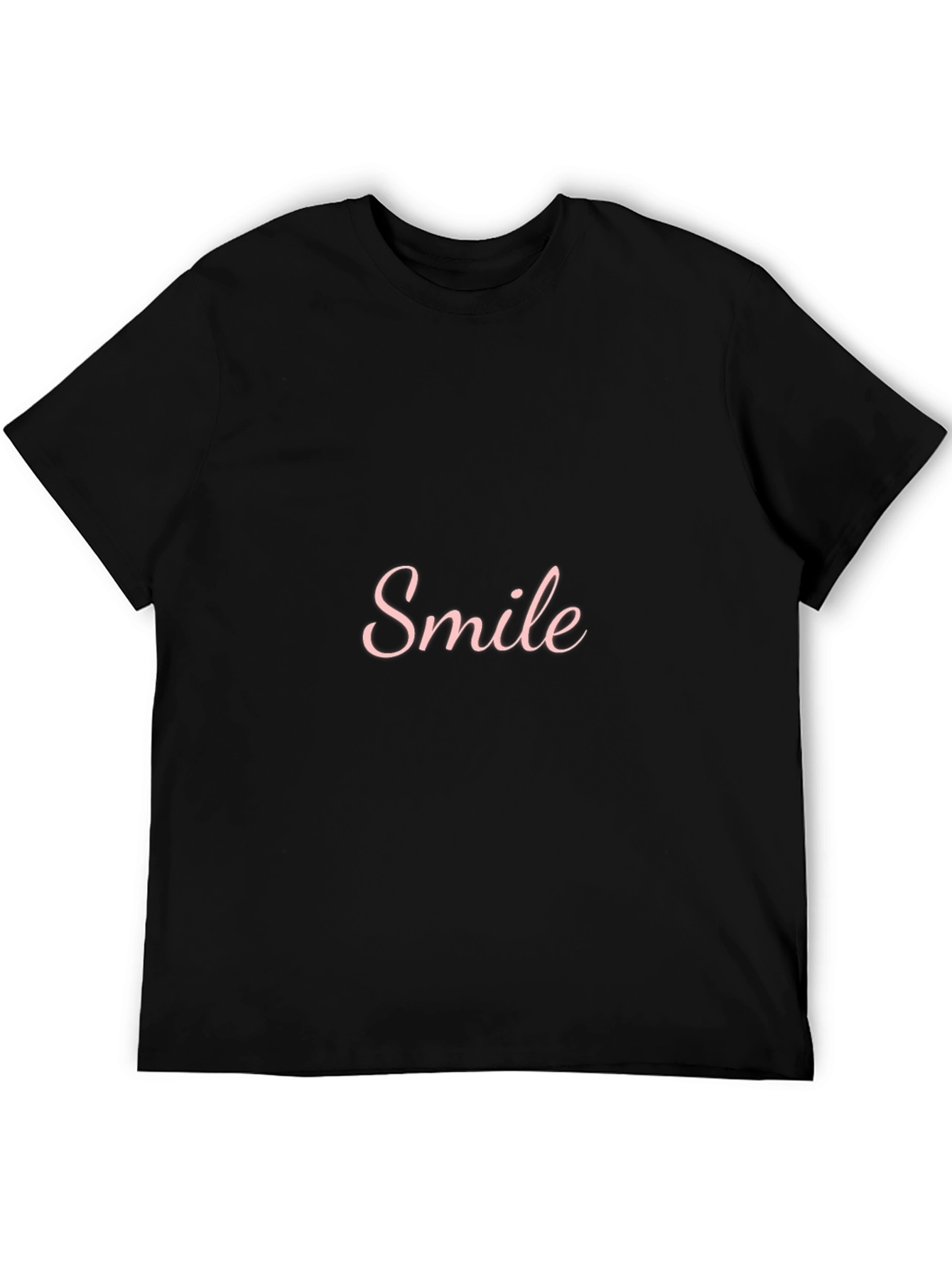 Smile Graphic Black T-Shirt