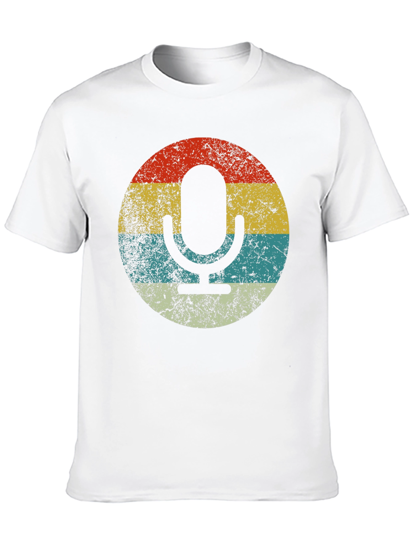 Retro Microphone Graphic Tee
