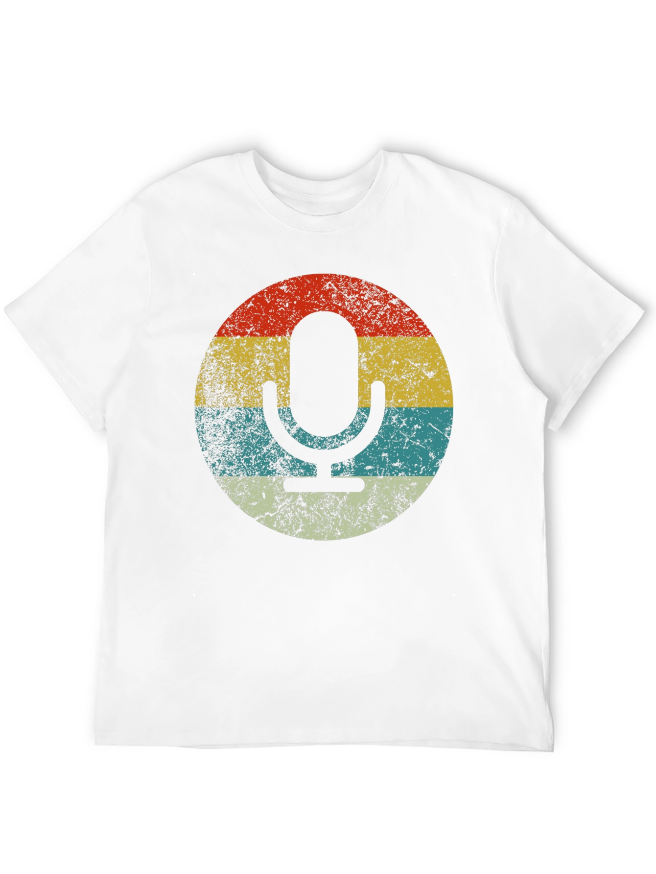 Retro Microphone Graphic Tee
