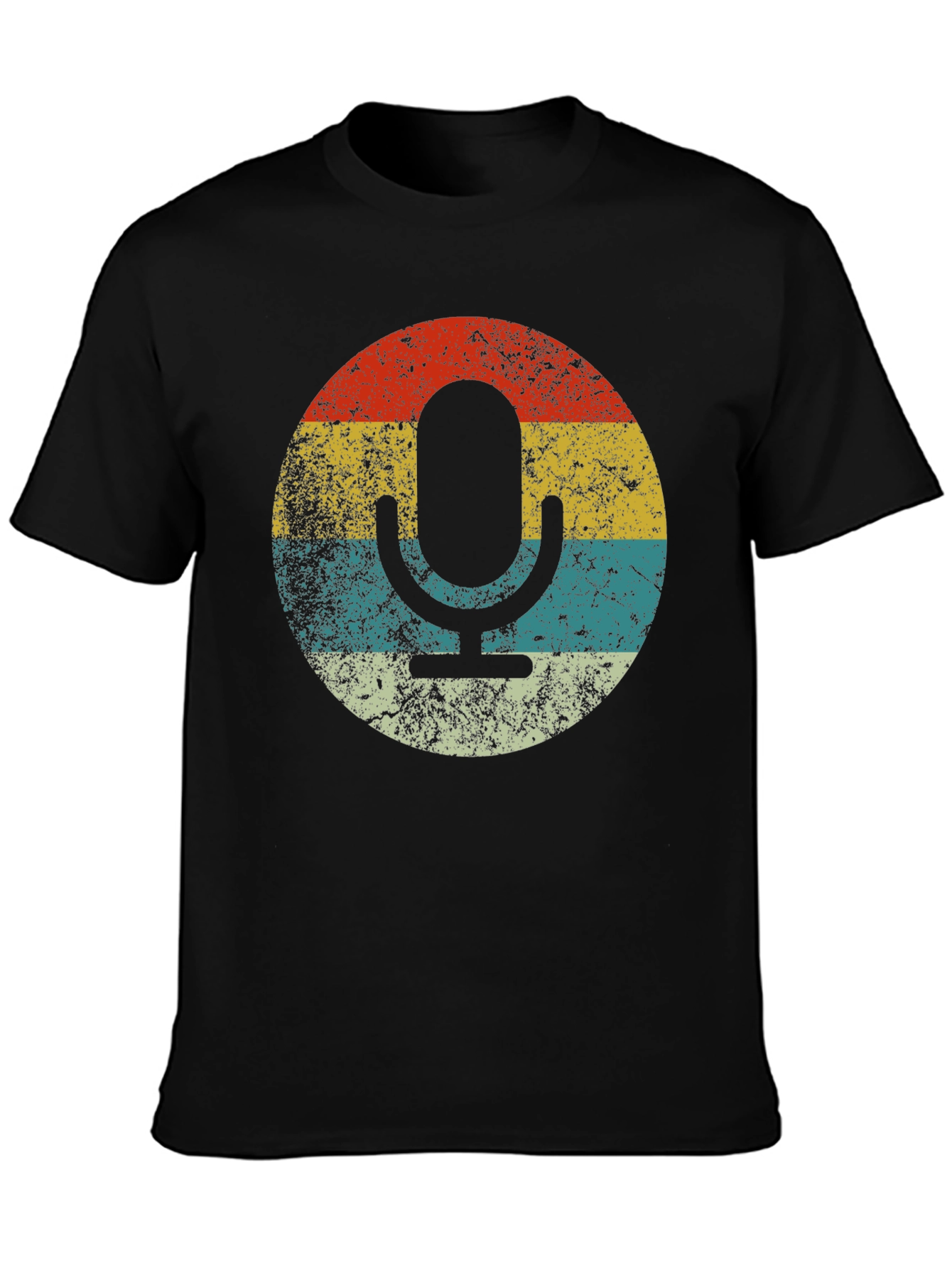 Retro Microphone Graphic Tee