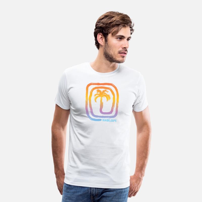 Cool Guadeloupe Palm Tree Souvenir Vacation