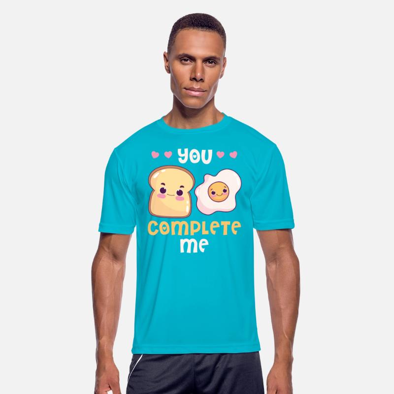 Couple eggs bacon toast breakfast Valentine's Day