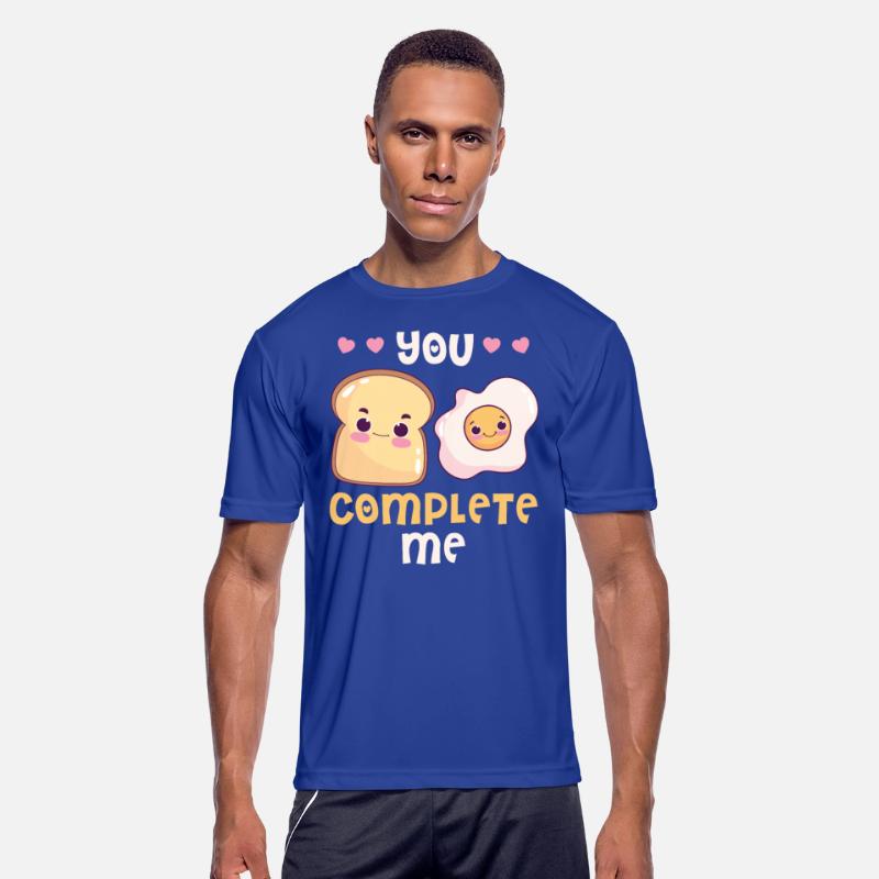 Couple eggs bacon toast breakfast Valentine's Day