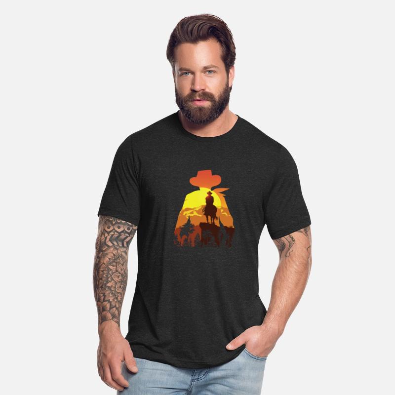 Cowboy With Horse