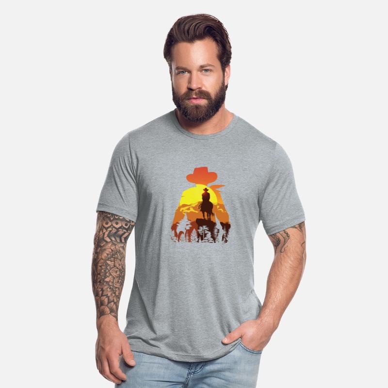 Cowboy With Horse